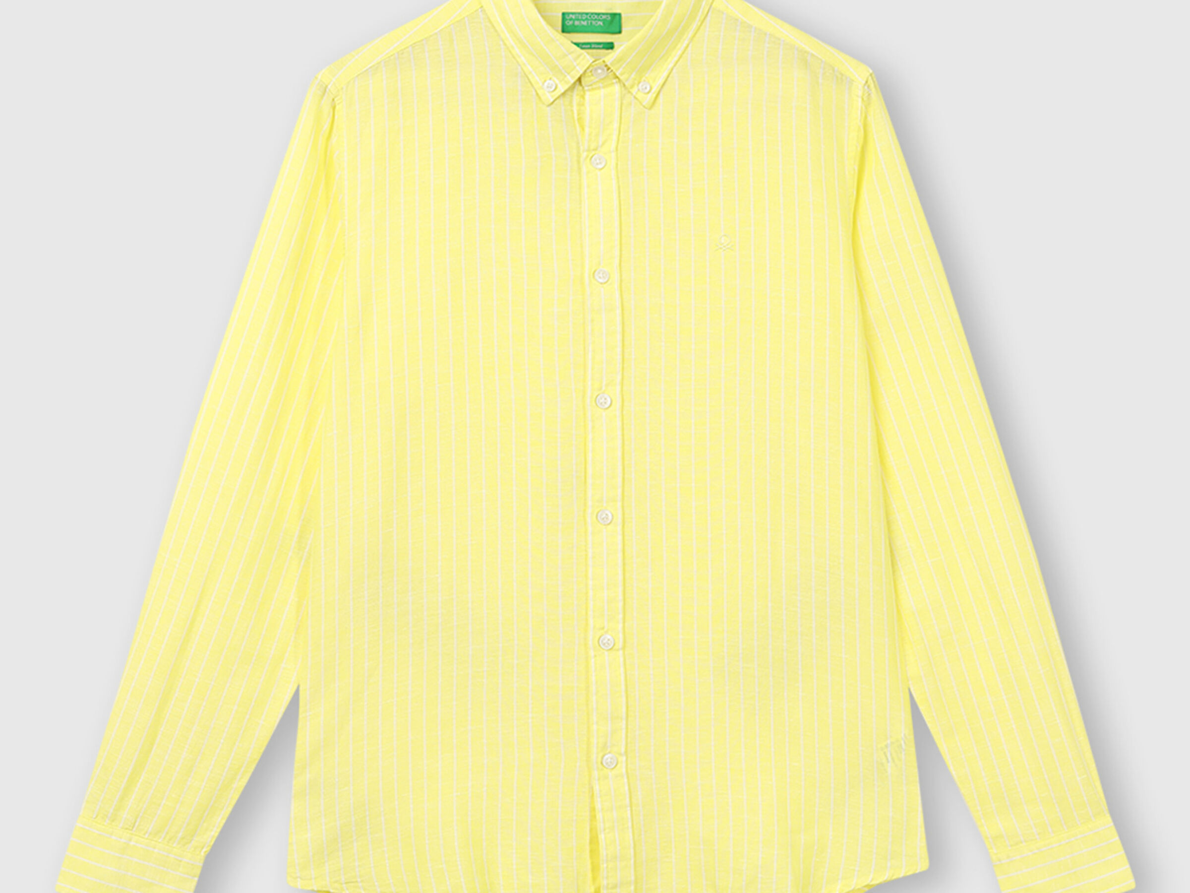 Linen Blend Stripe Shirt image number 4