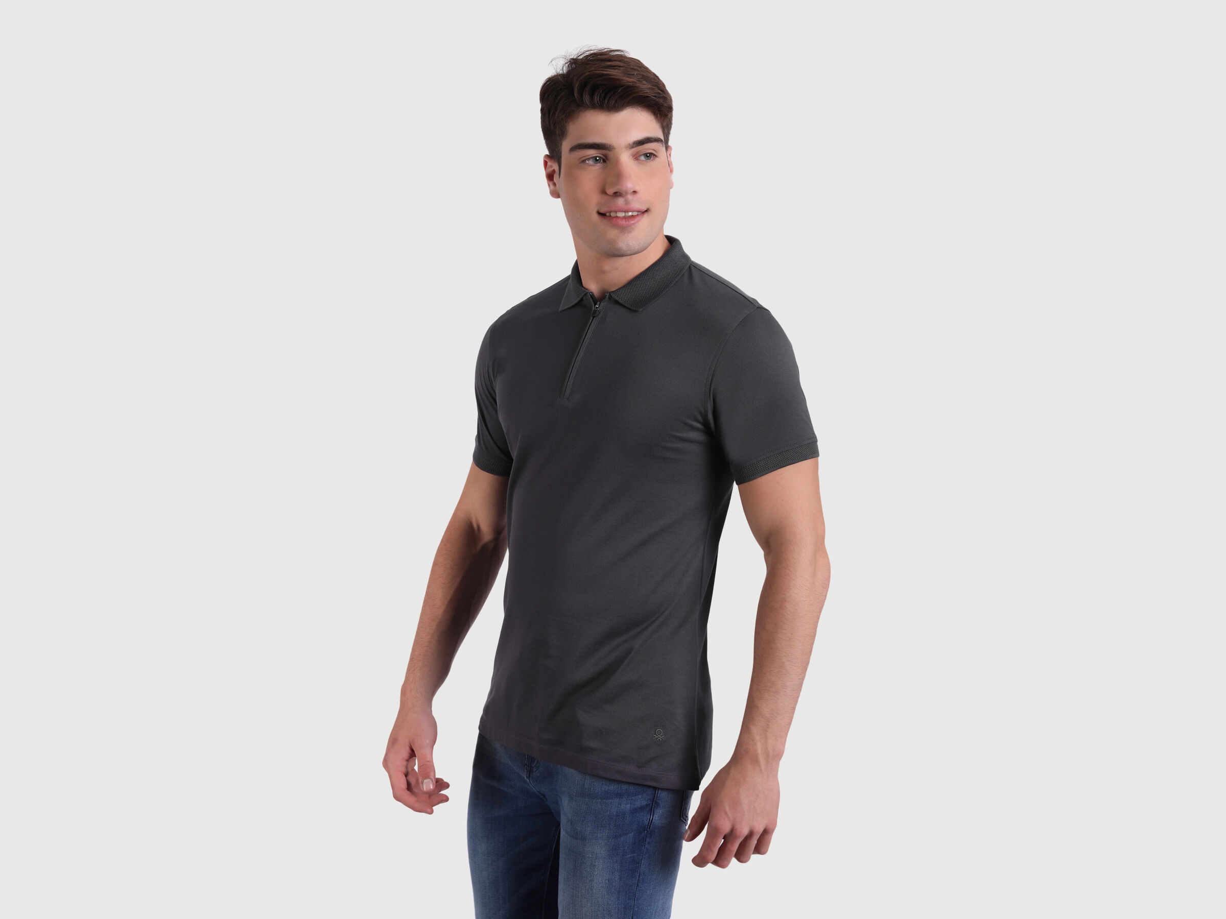 Double mercerised pique polo image number 1