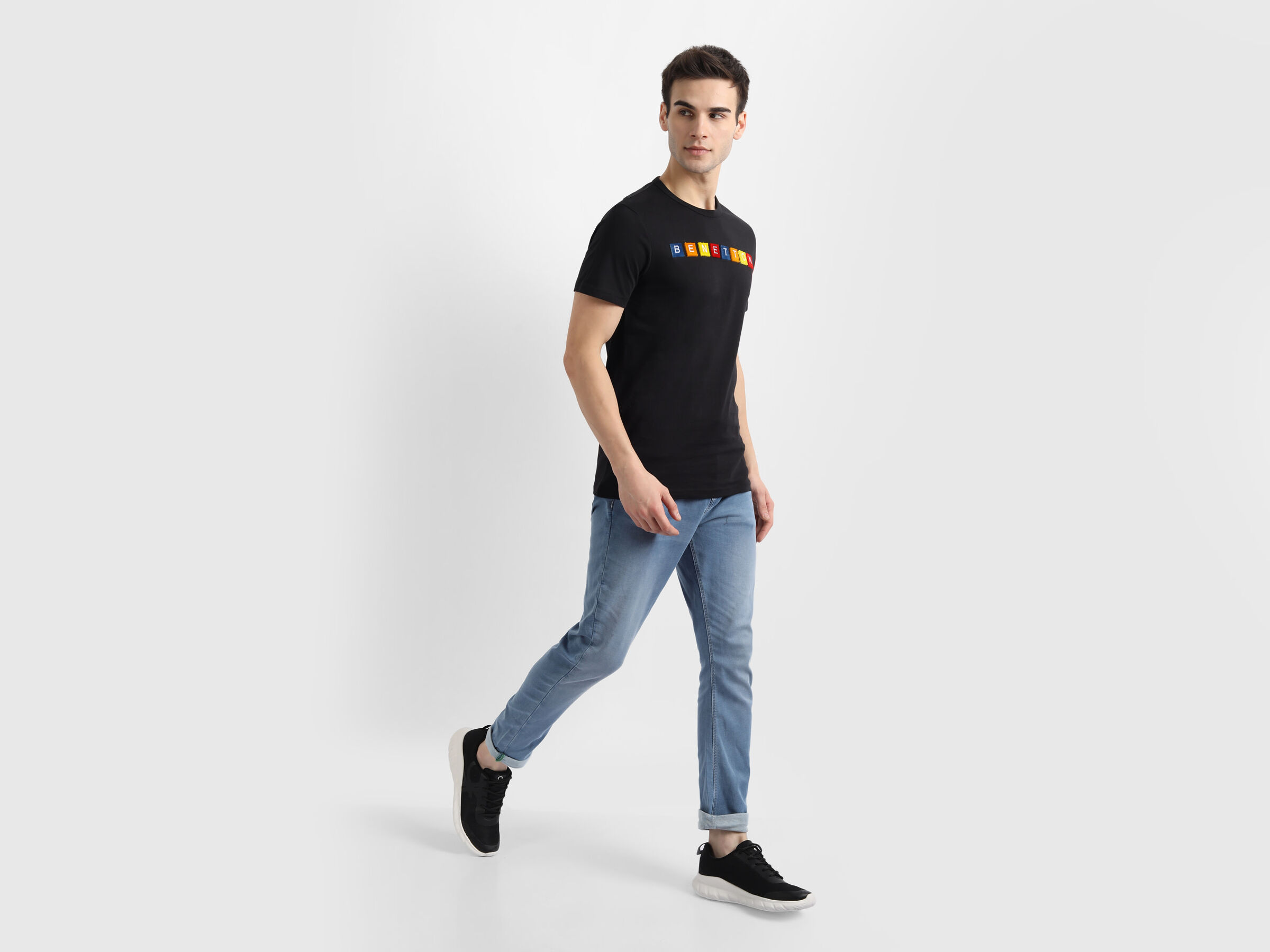 3D Benetton Logo Tee image number 4