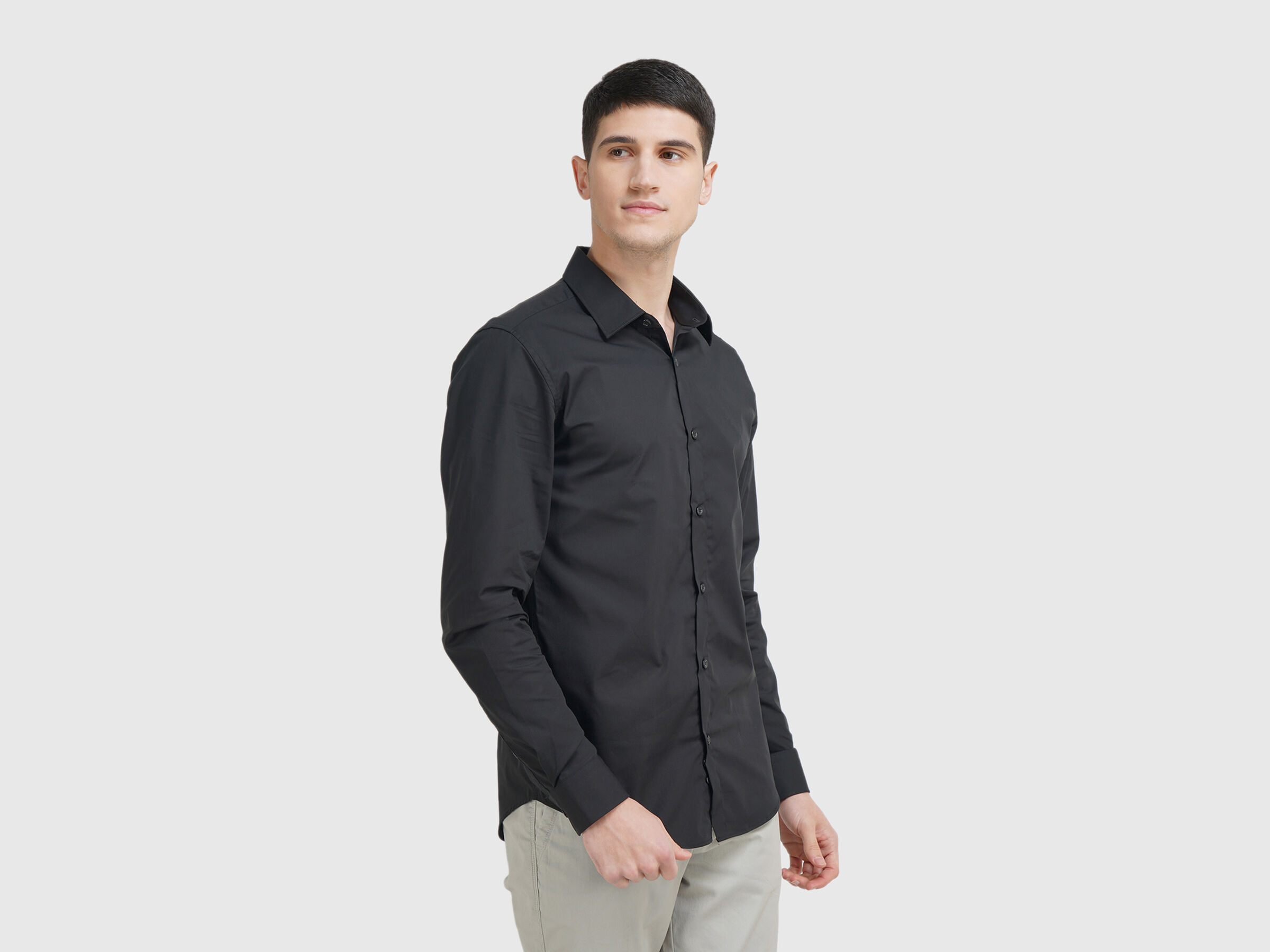 Full sleeve regular collar shirt image number 1