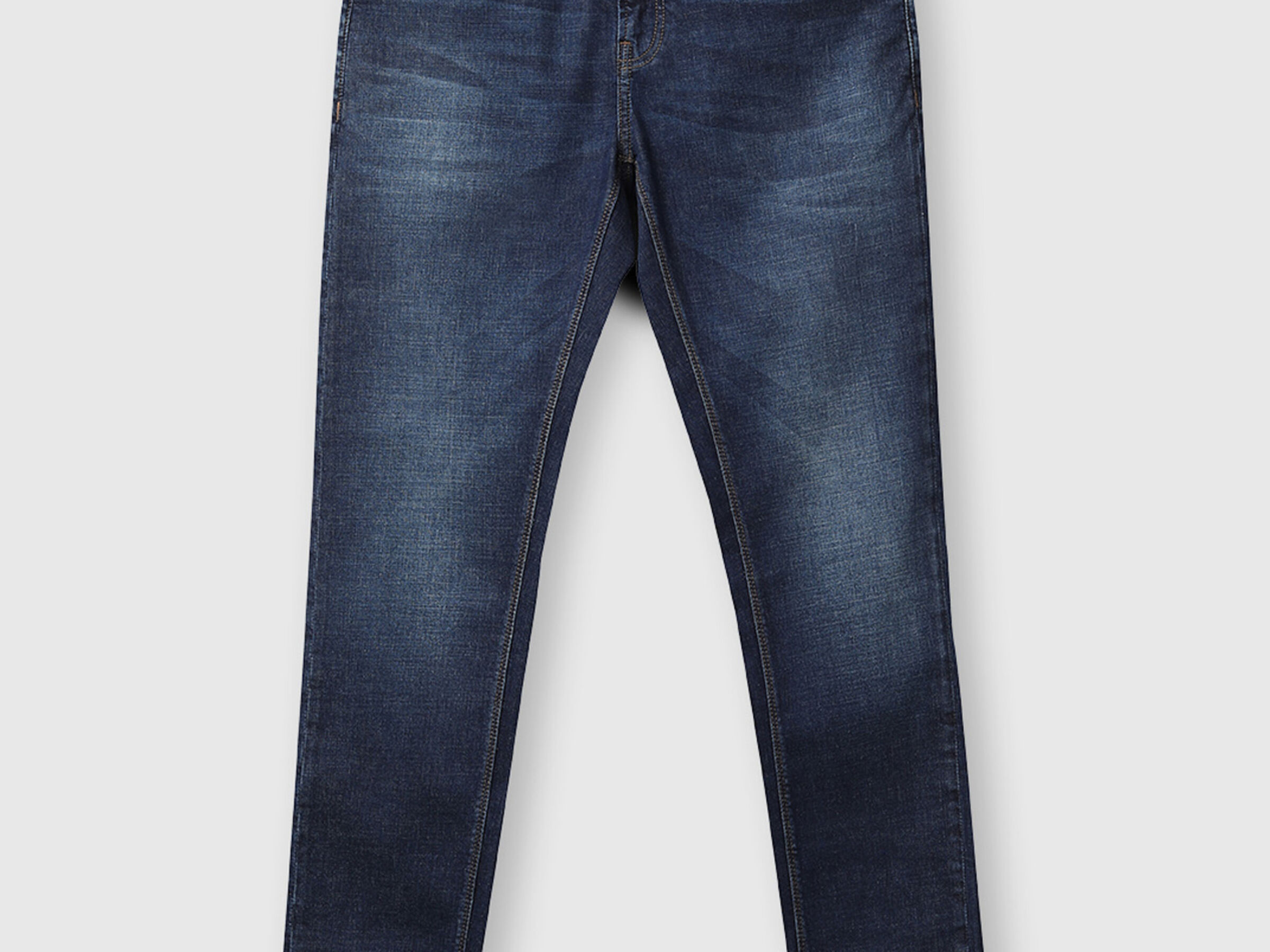 Mid Shade Washed  Skinny Jeans image number 5