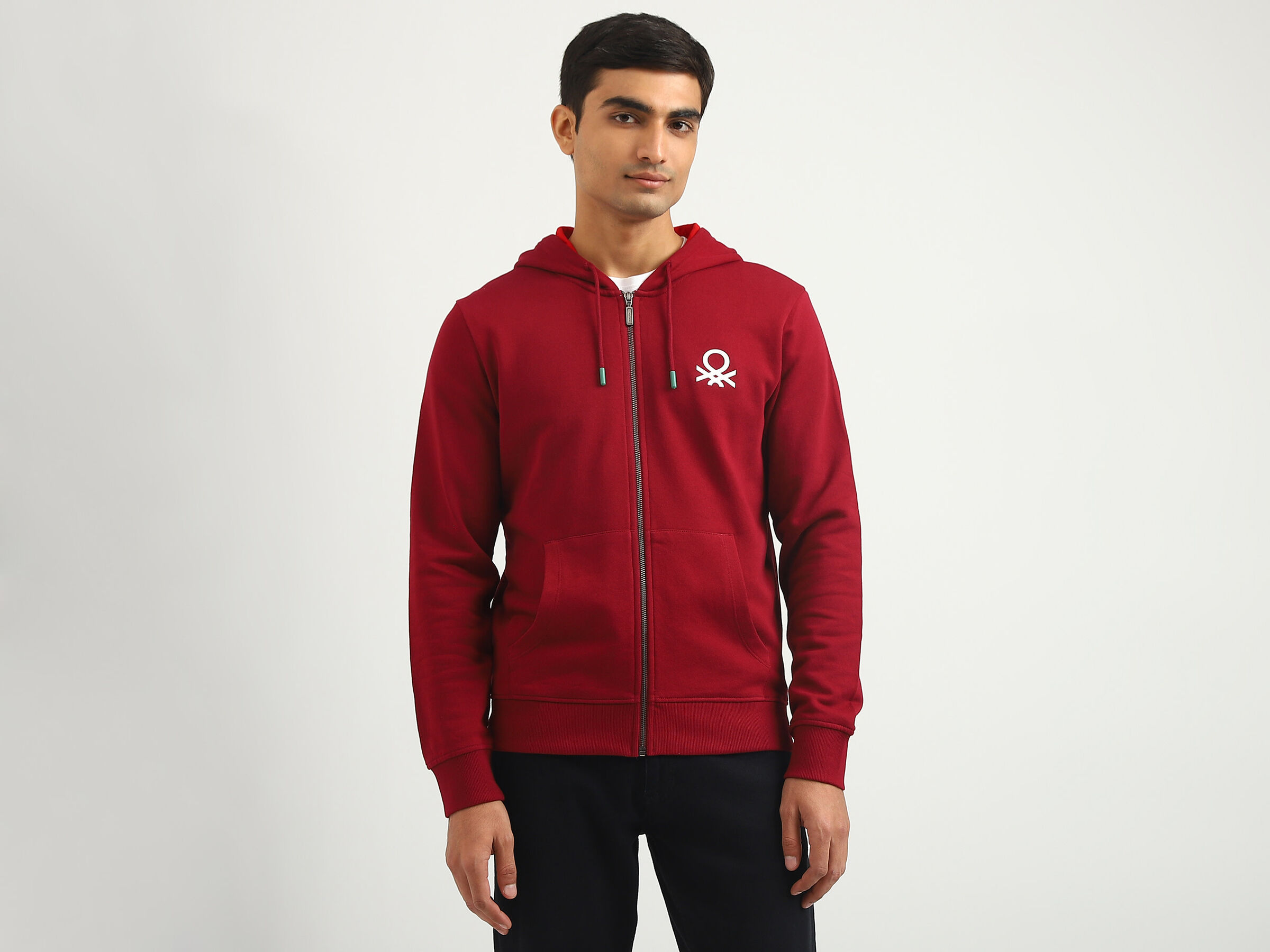 Basic Front Open Hoodie image number 0