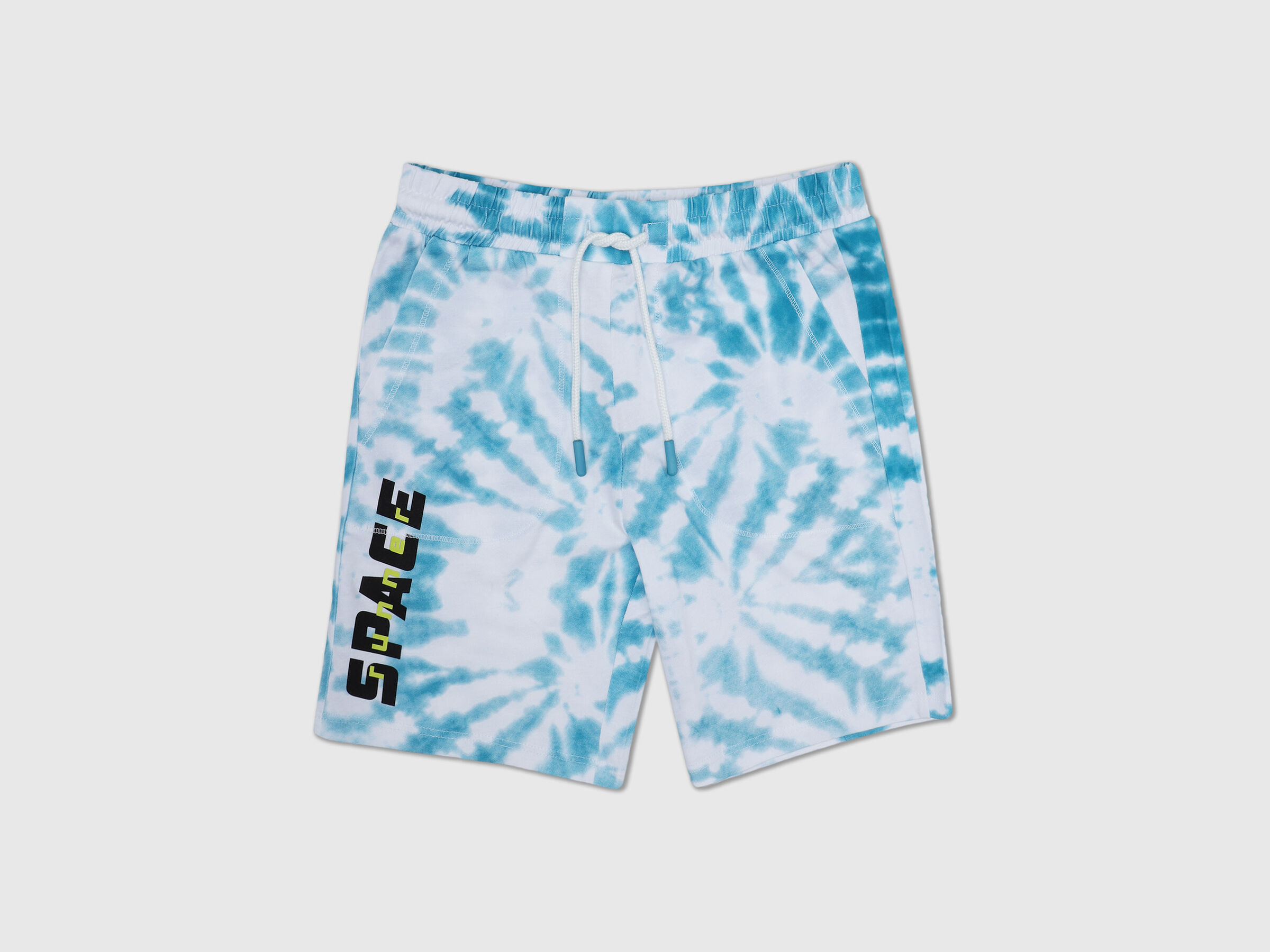 Tie-Dye Placement Print Shorts image number 0