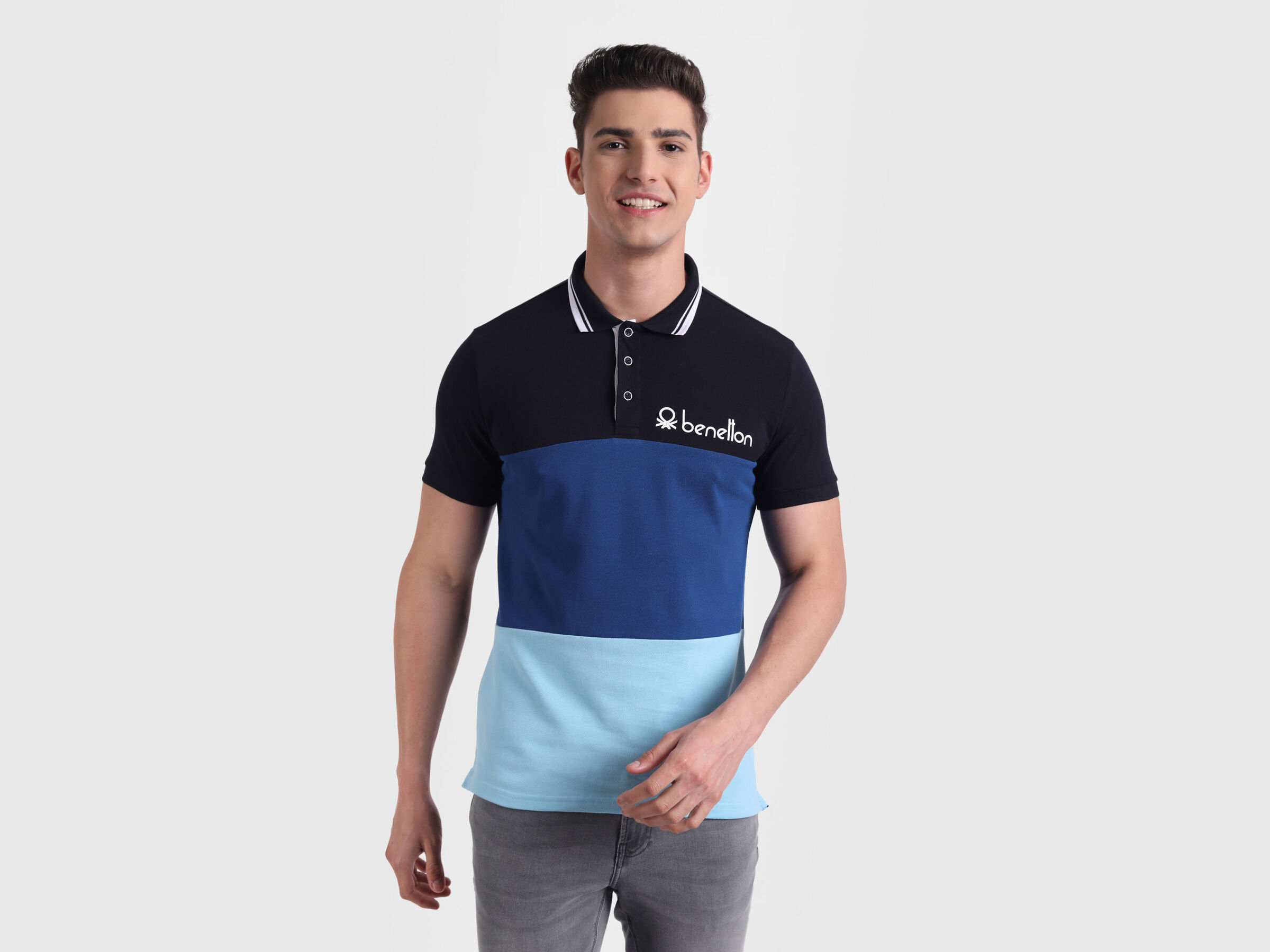 Color Block Polo image number 0