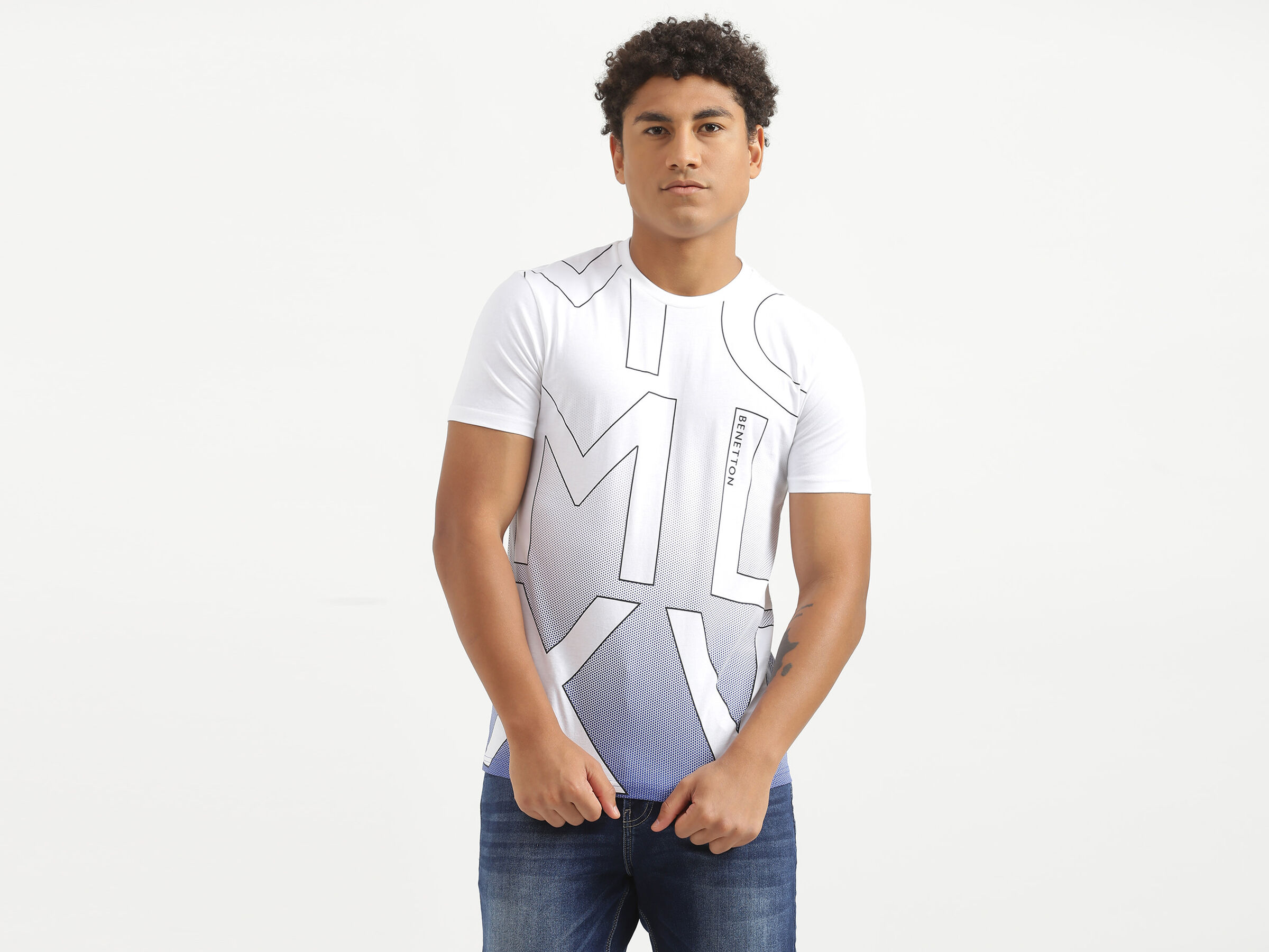 DOTTED UCB AOP TEE image number 0