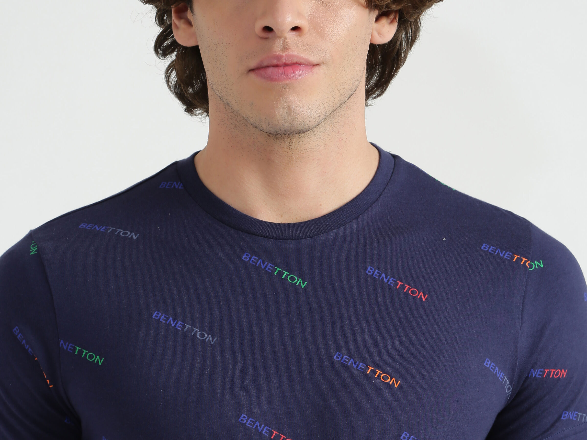 Short Sleeve Printed Round Neck T-Shirt image number 4