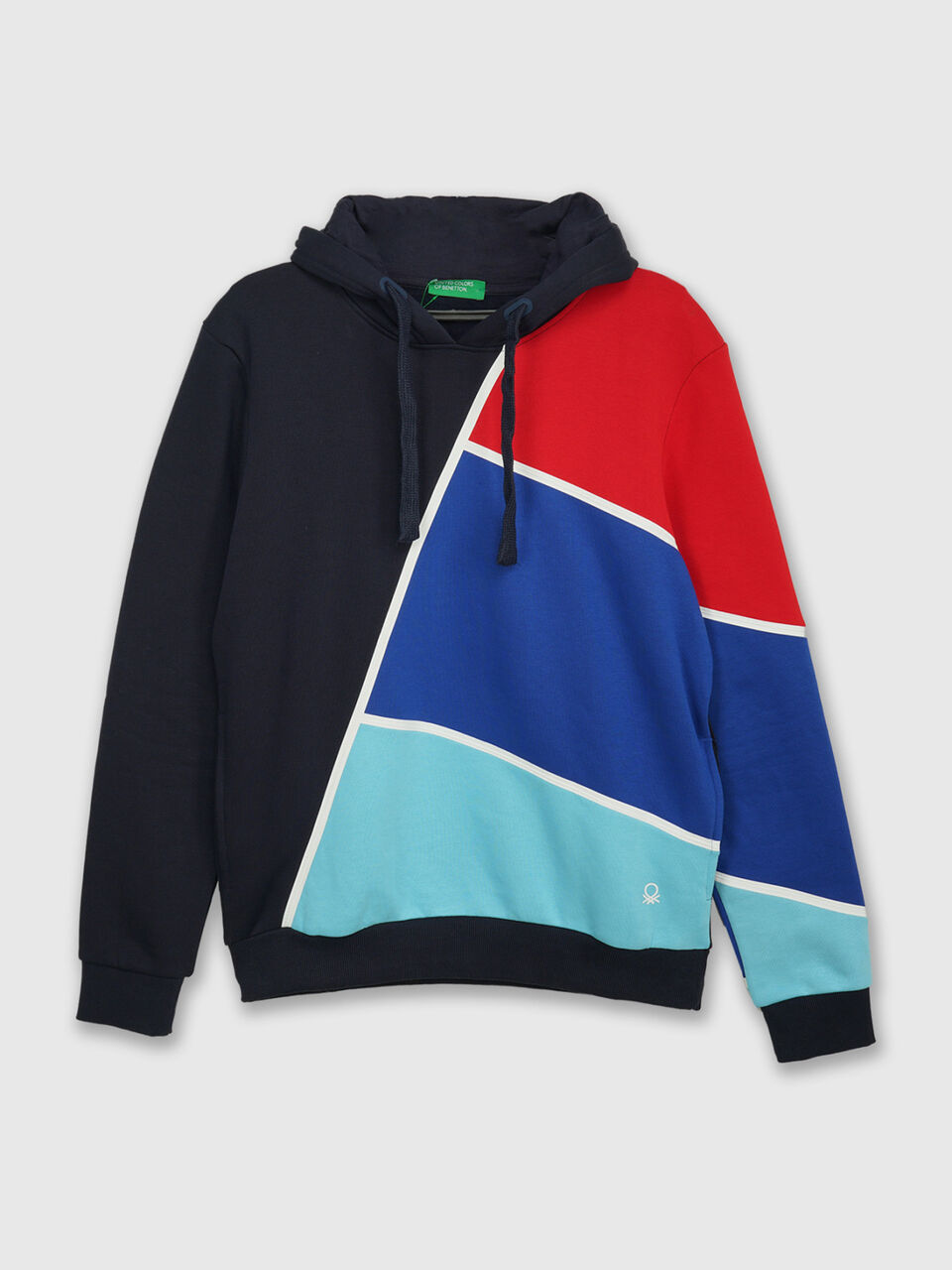 Biased Color Blocked Sweatshirt image number 1