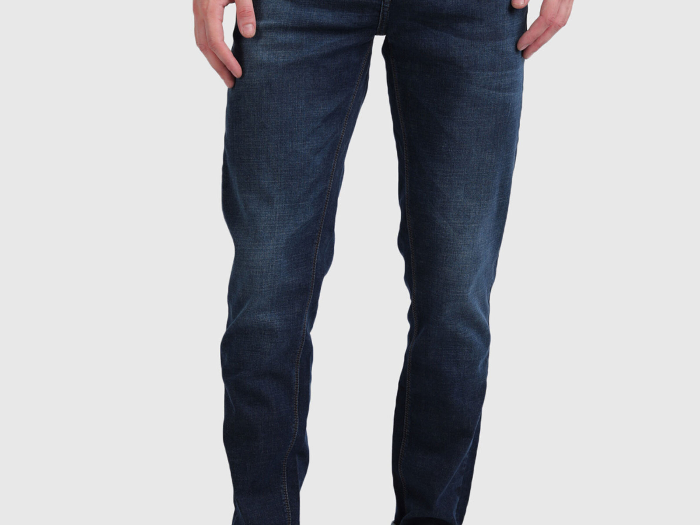 Mid Shade Washed  Skinny Jeans image number 0