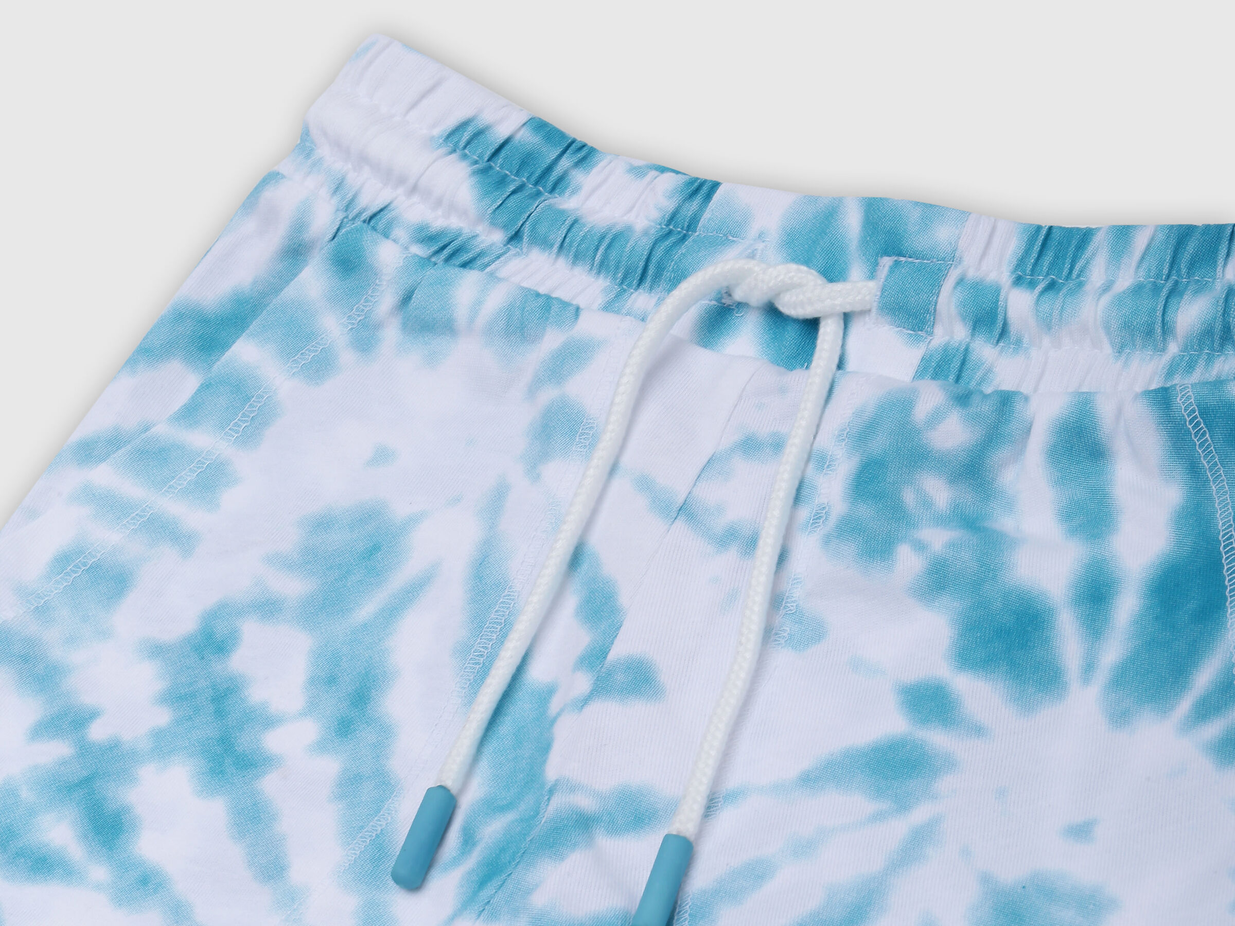Tie-Dye Placement Print Shorts image number 2