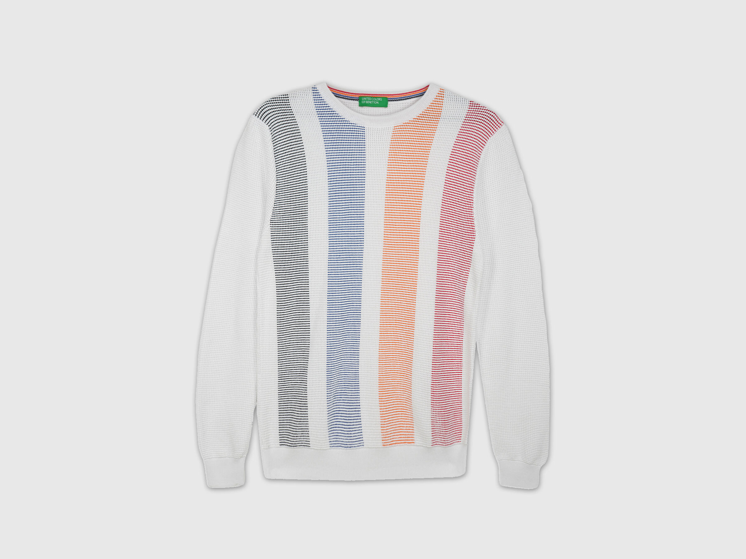 Vertical Striped Plating Sweater image number 4