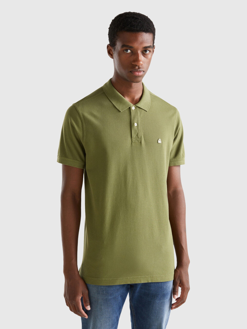 Polo t shirt benetton clearance