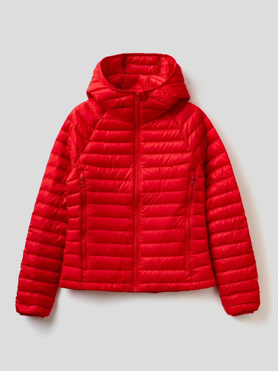 Puffer jacket with hood image number 1