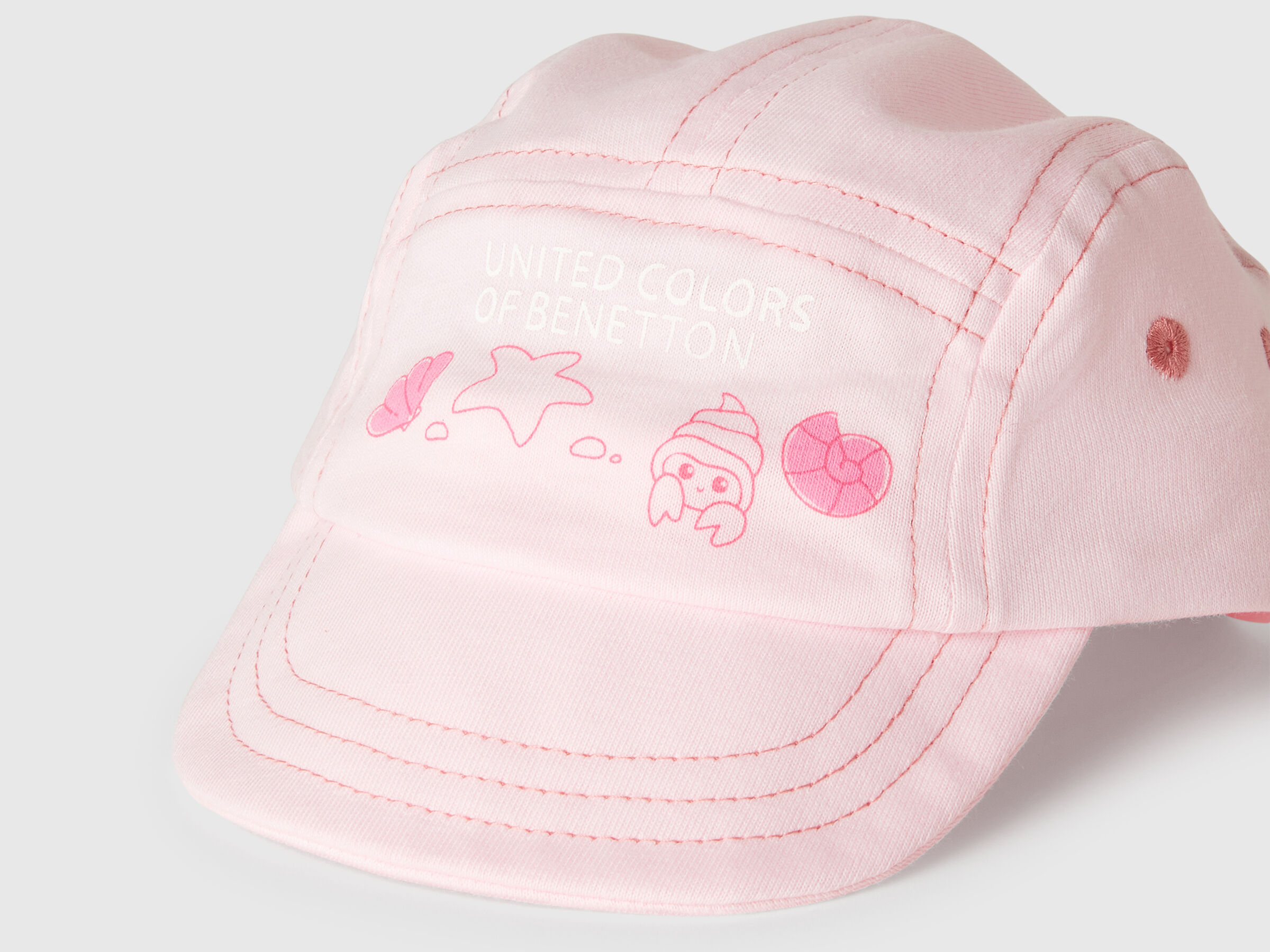 CAP WITH VISOR New Born (0-18 months) image number 2