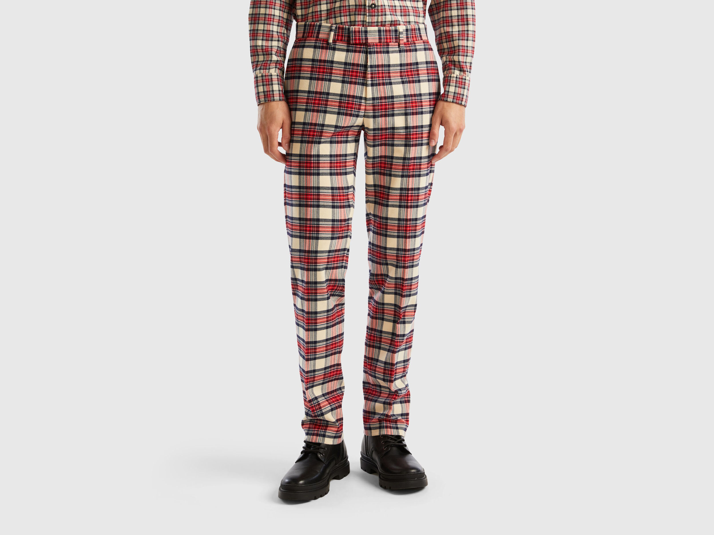 Pantalon tartan outlet homme