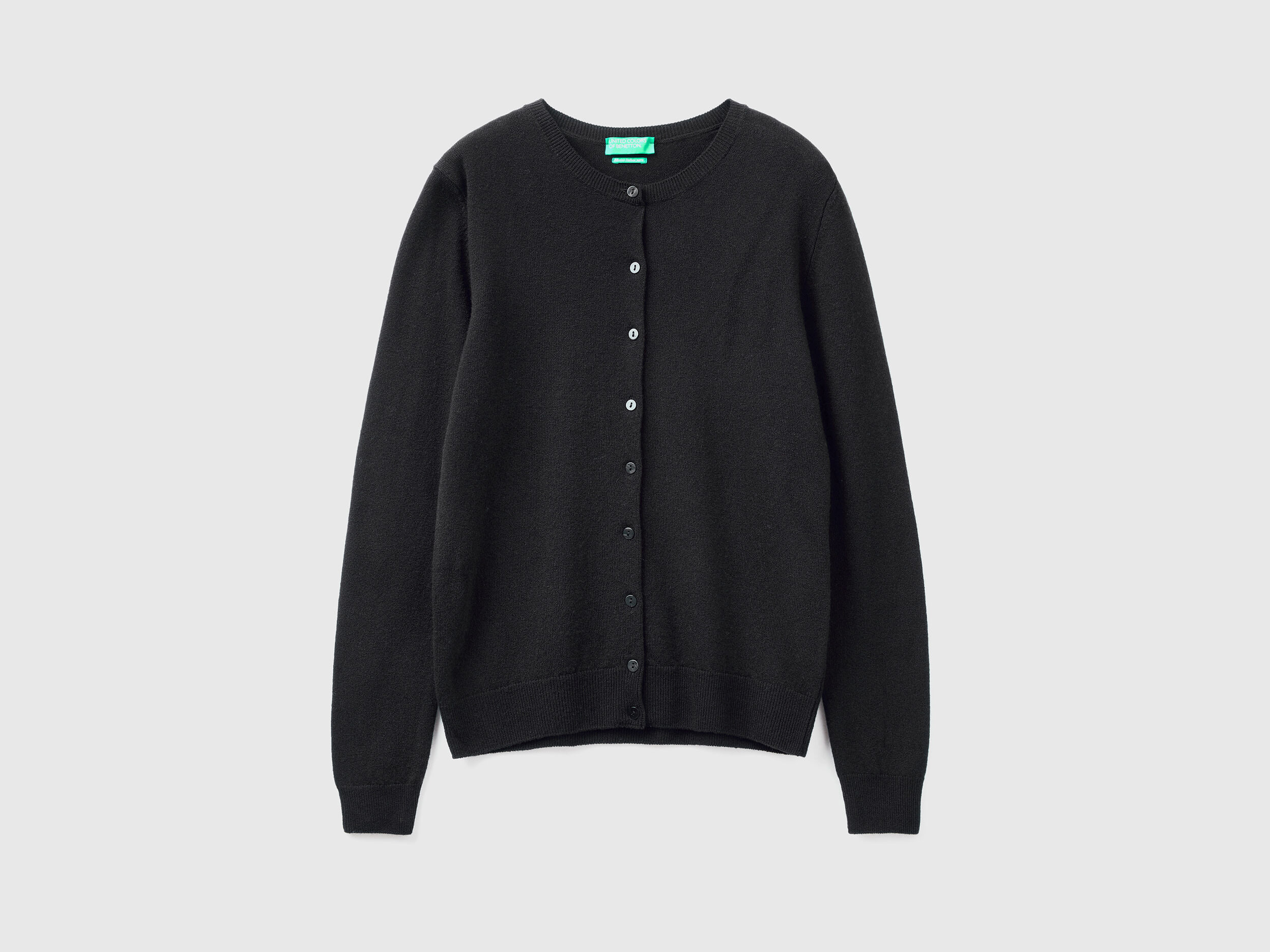 Black crew outlet neck cardigan womens