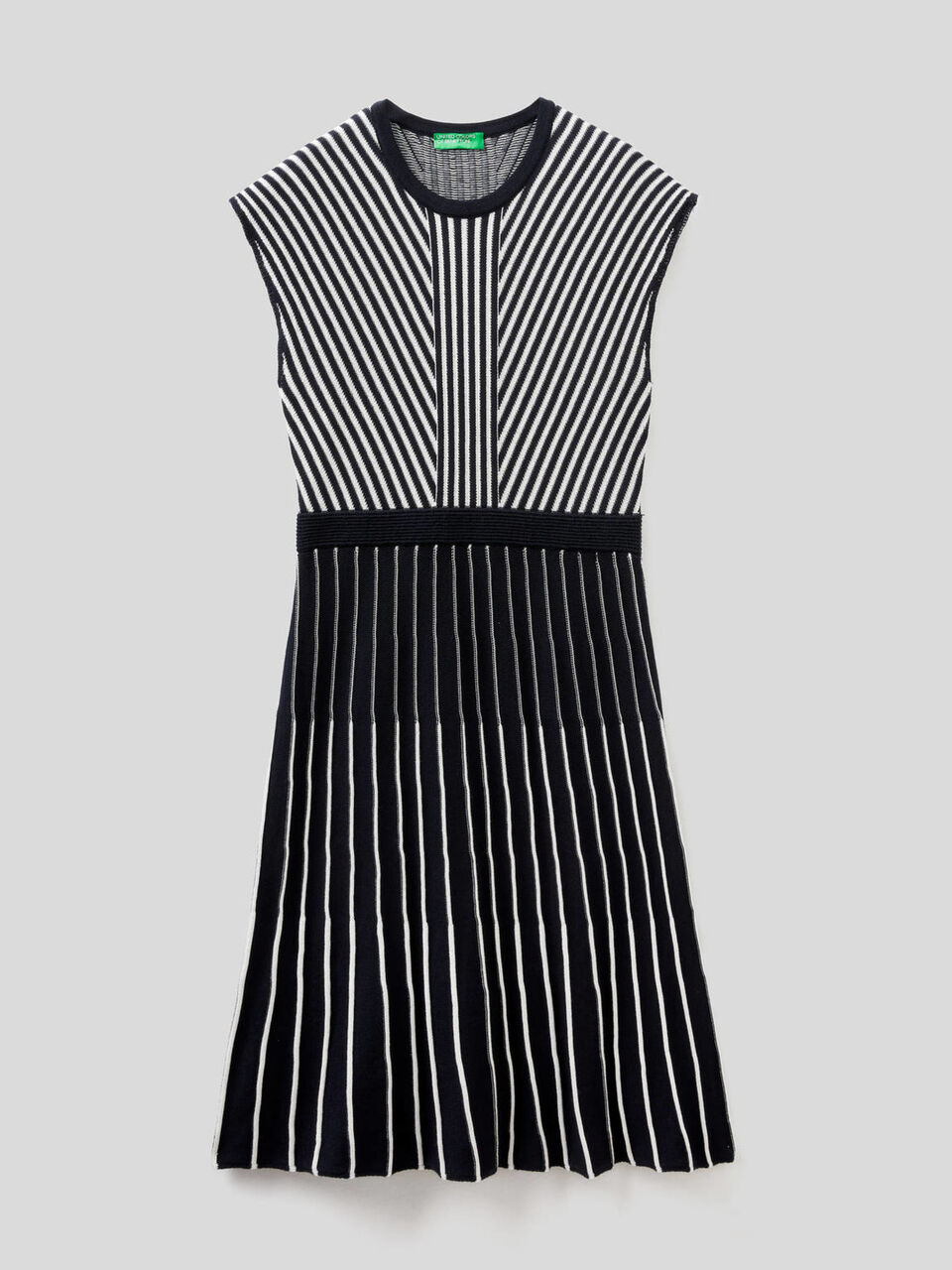 100% cotton knit dress image number 1