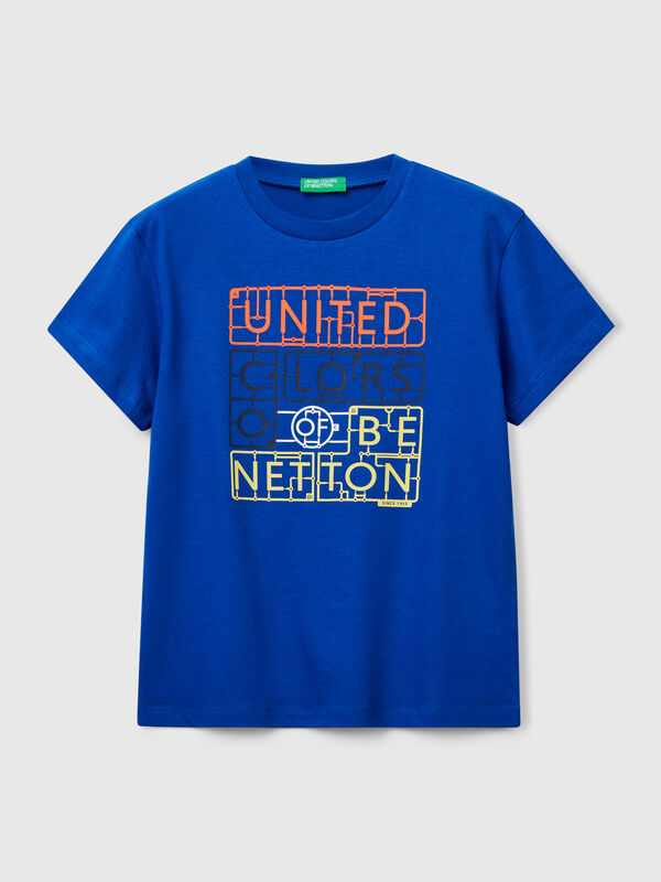 Cotton t-shirt with print Junior Boy