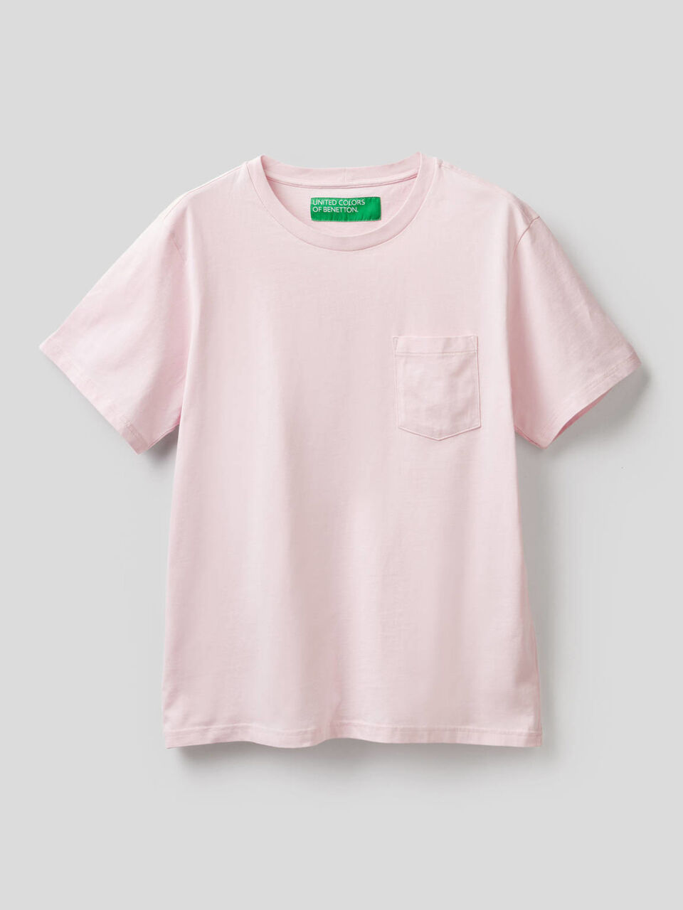 100% cotton t-shirt with pocket image number 1