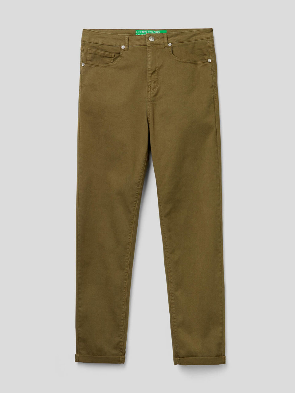 Boyfriend trousers in stretch cotton image number 1