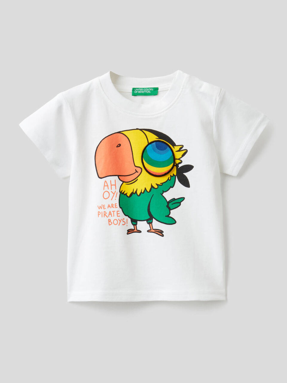 Cotton t-shirt with print image number 1