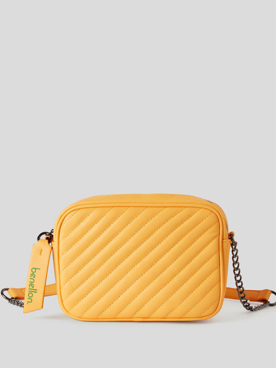 Striped matelassé crossbody bag image number 1