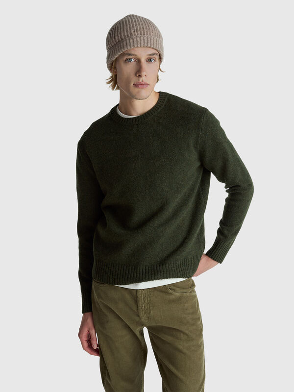 Sweater in Shetland wool Men