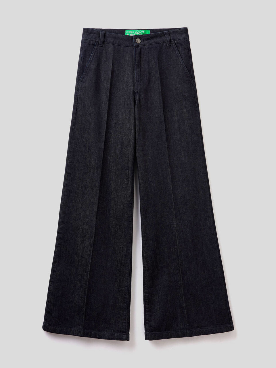 Flared jeans in stretch cotton image number 1