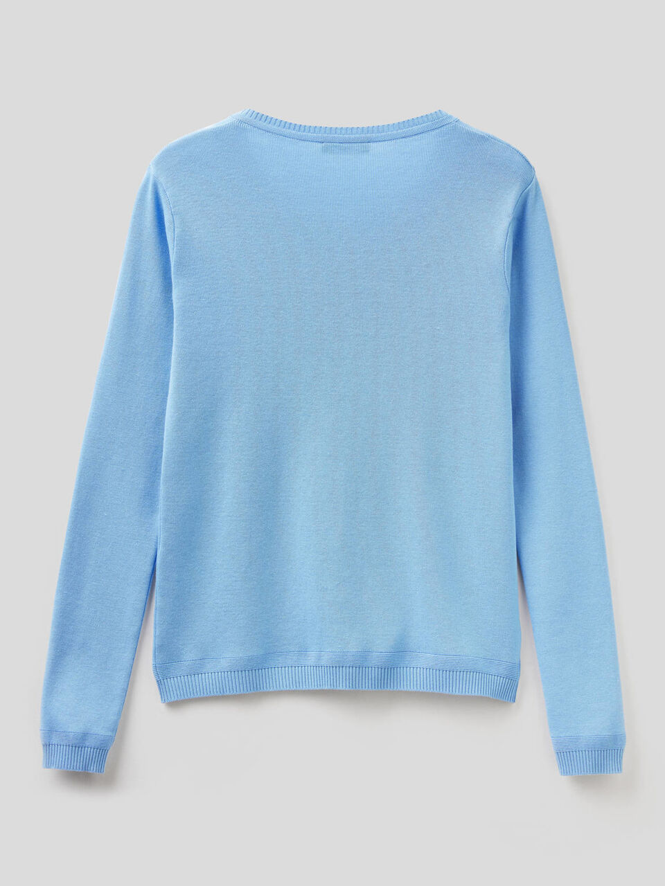 Pure cotton crew neck cardigan image number 2