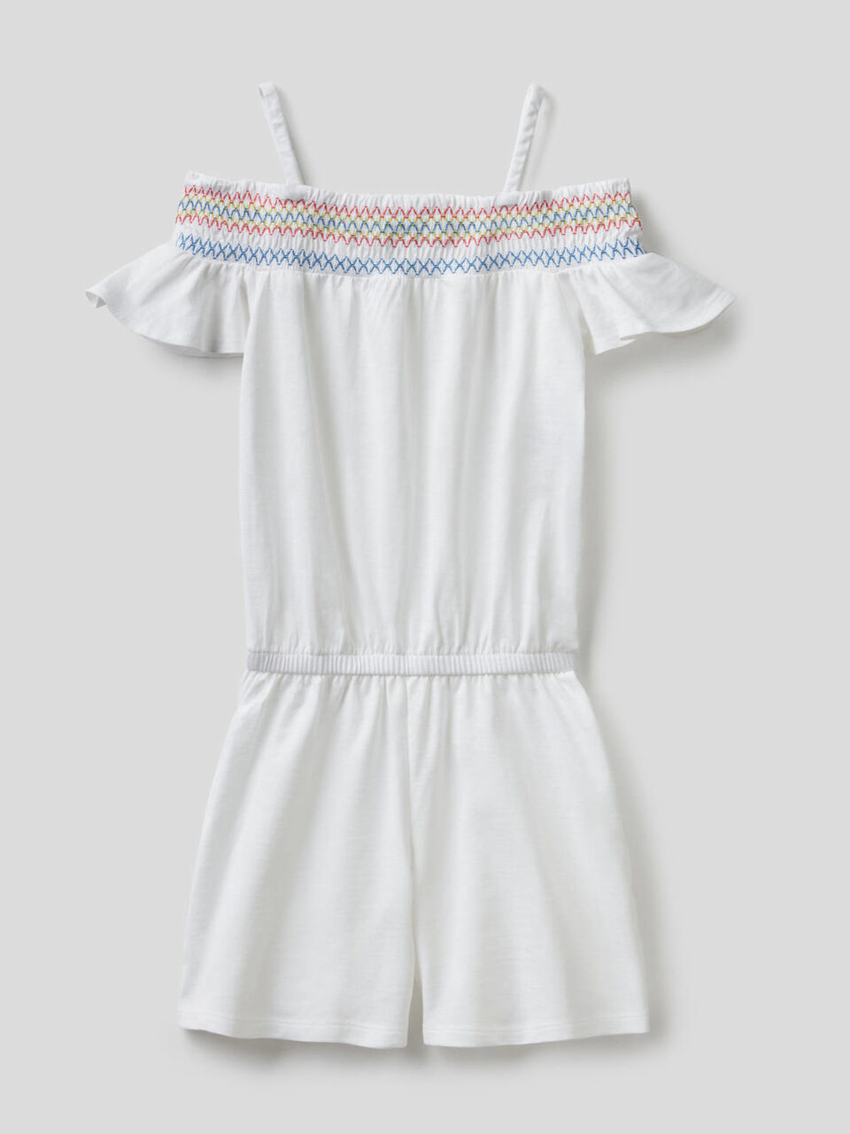 One-piece jumpsuit with bare shoulders image number 1