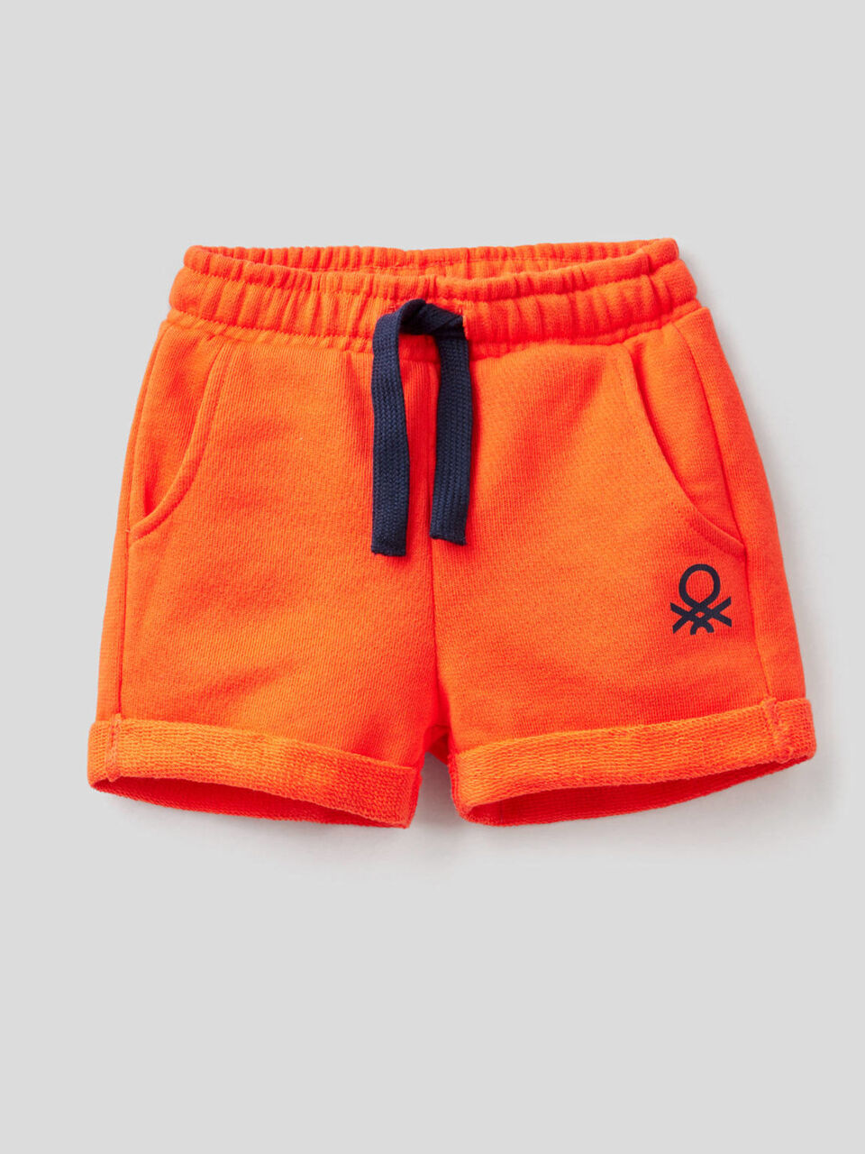 Shorts in 100% cotton sweat image number 1