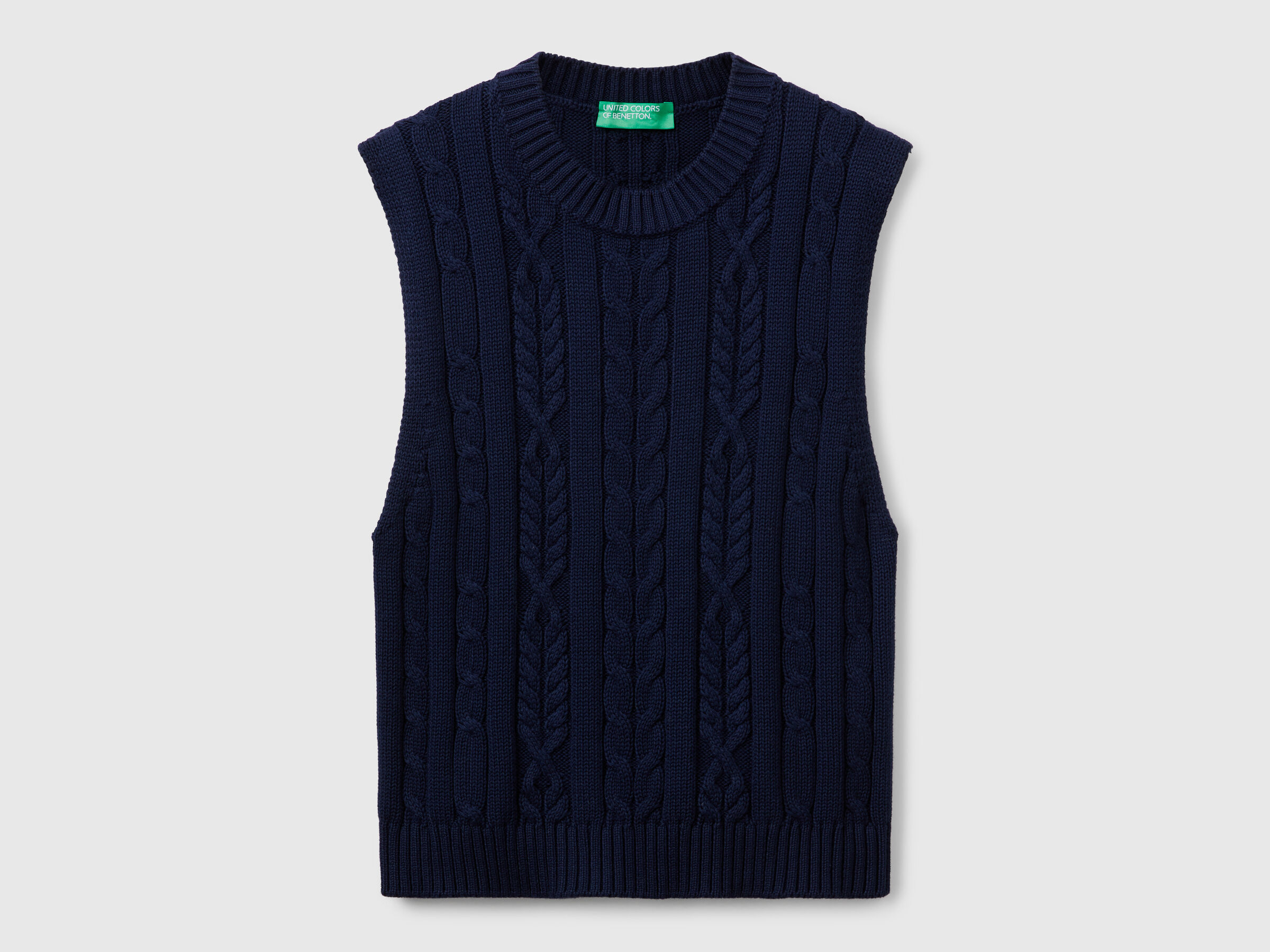 SLEEVELESS SWEATER Women image number 3
