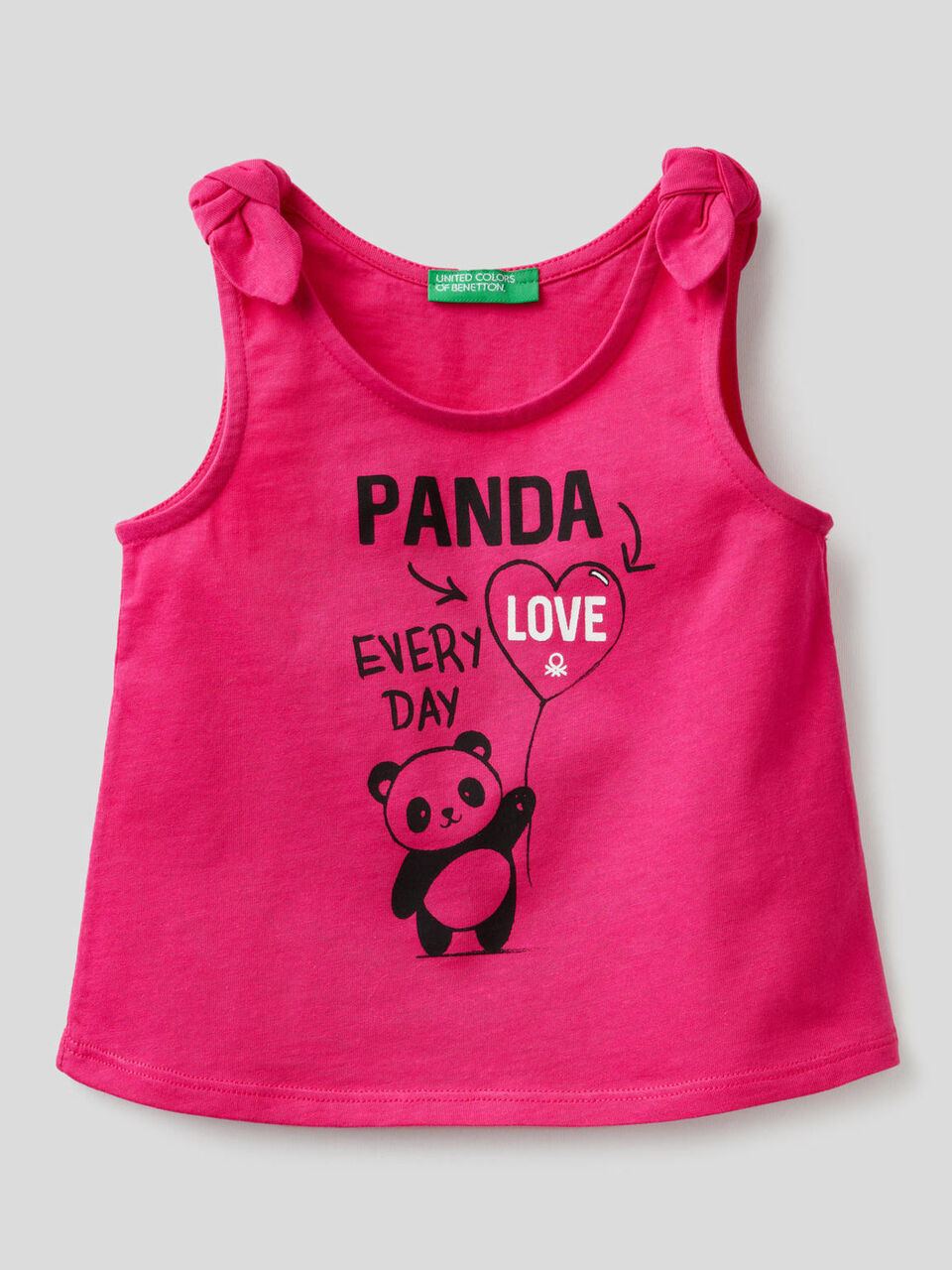 Tank top with print and bows image number 1