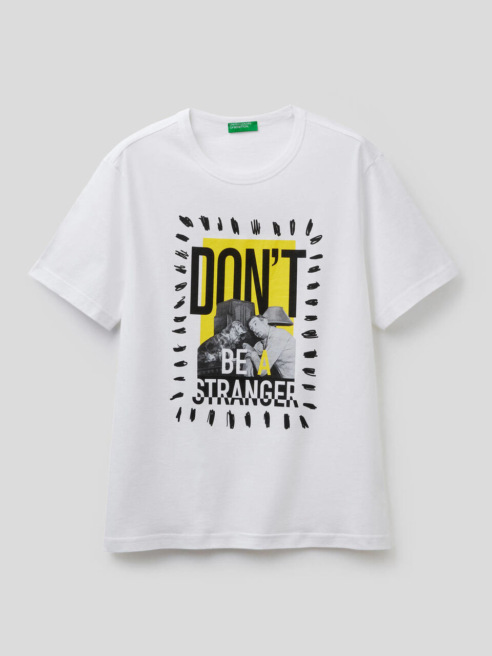 100% cotton t-shirt with print Men image number 1