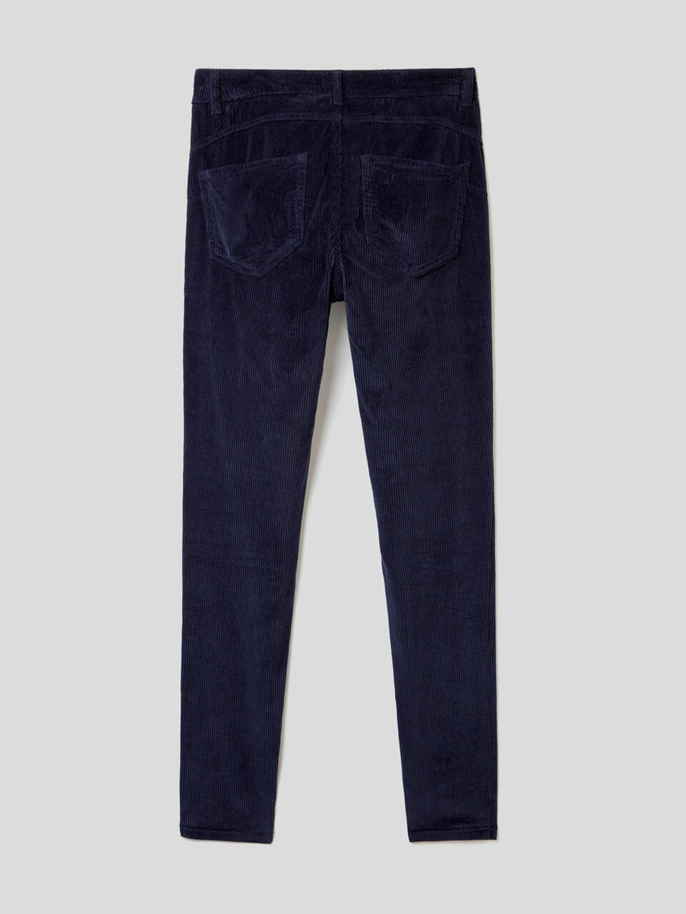 Skinny fit velvet trousers image number 2