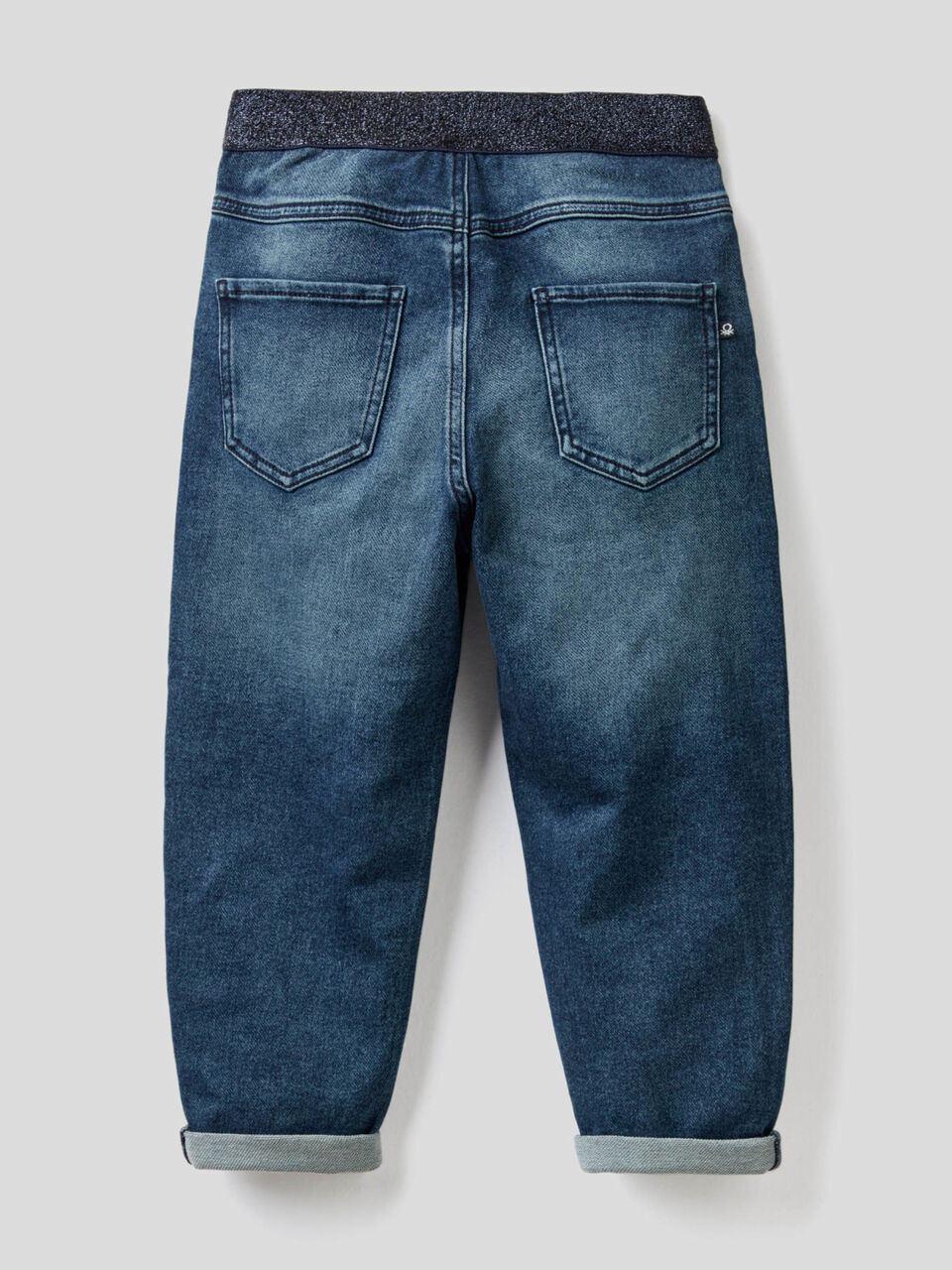 Balloon jeans with stretch waist image number 2
