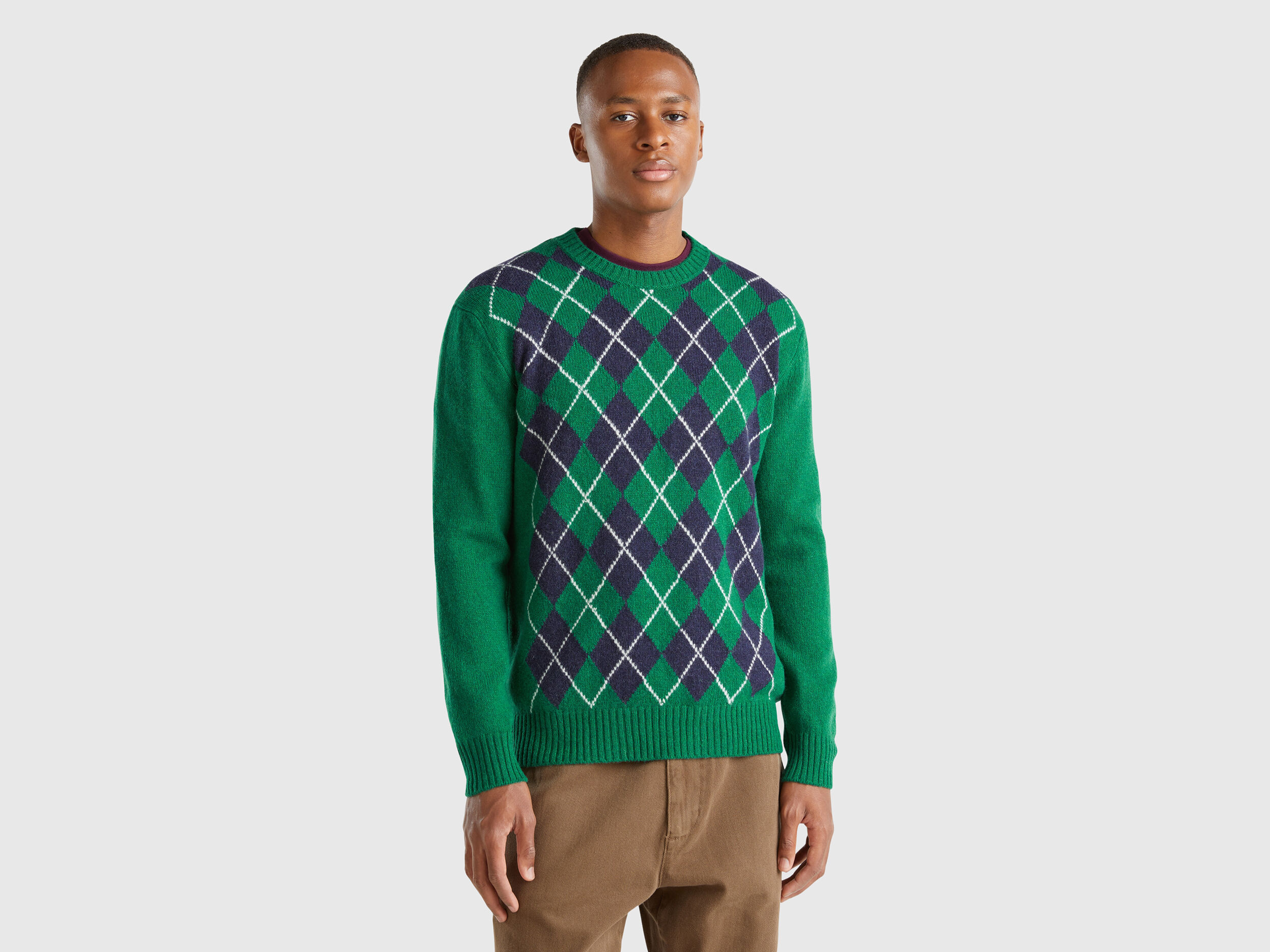 Men s Crew Neck Sweaters and Jumpers Benetton