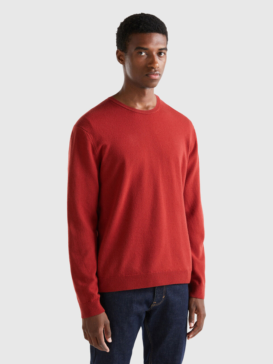Mens merino shop crew neck sweater