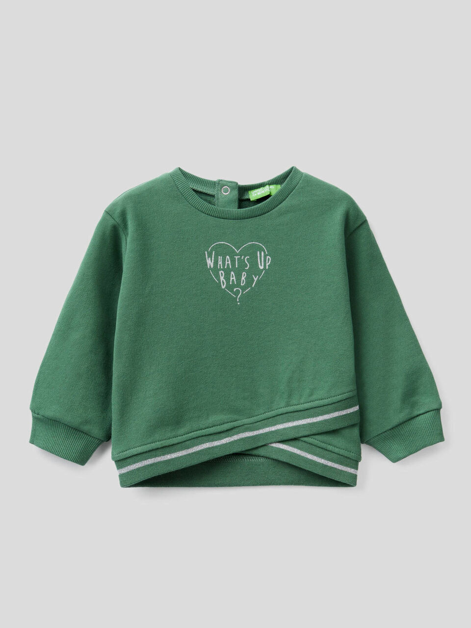Sweatshirt with crisscross detail image number 1