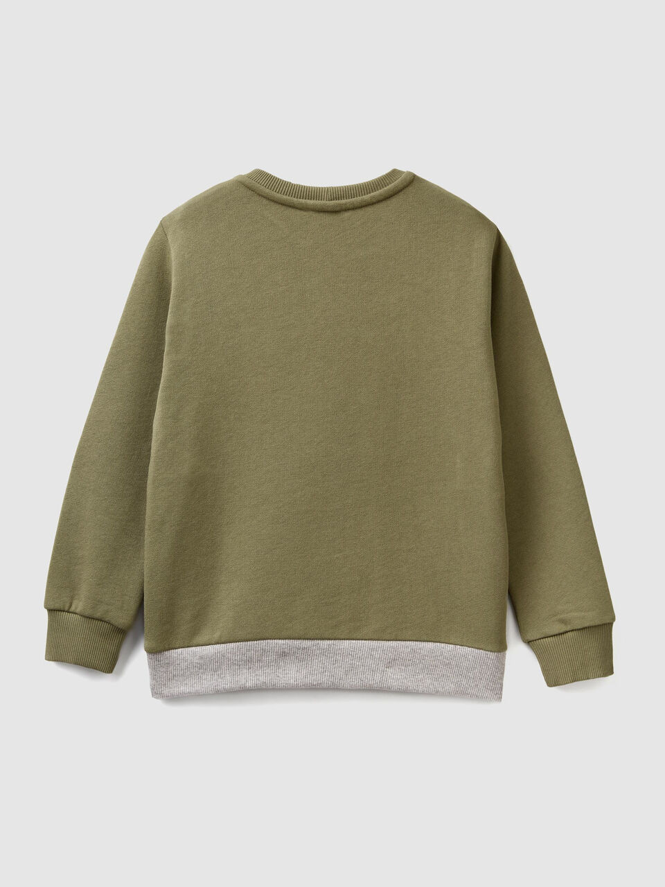 Color block crew neck sweatshirt image number 2