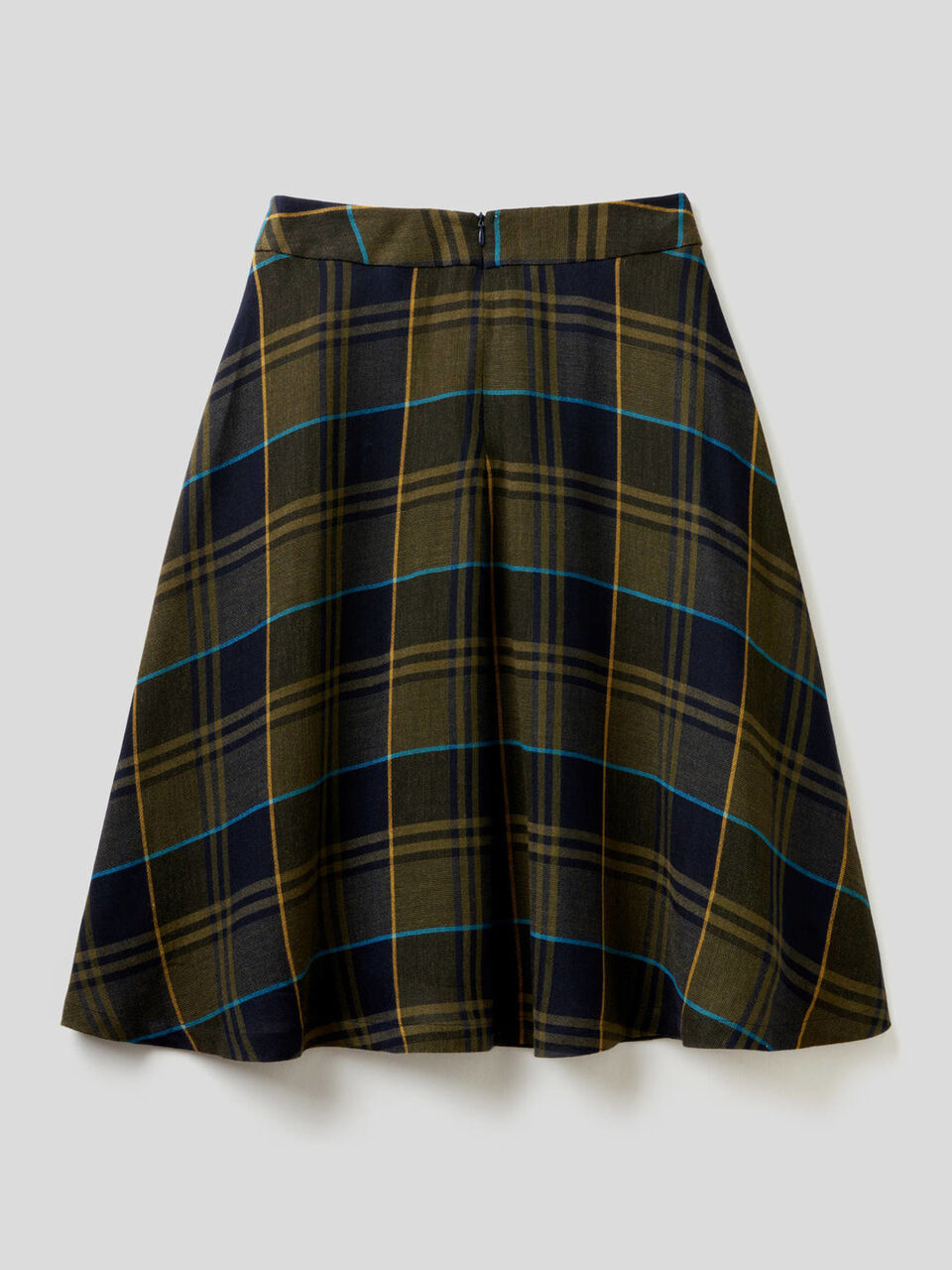 Check midi skirt image number 2