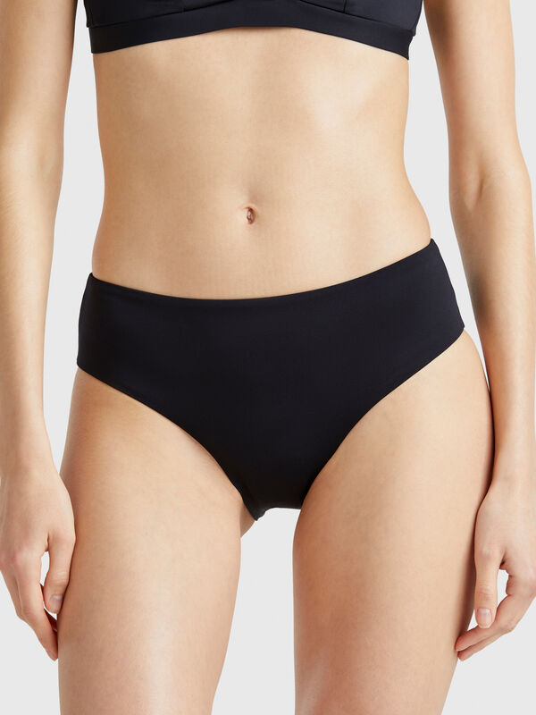 High rise swim briefs in ECONYL® Women