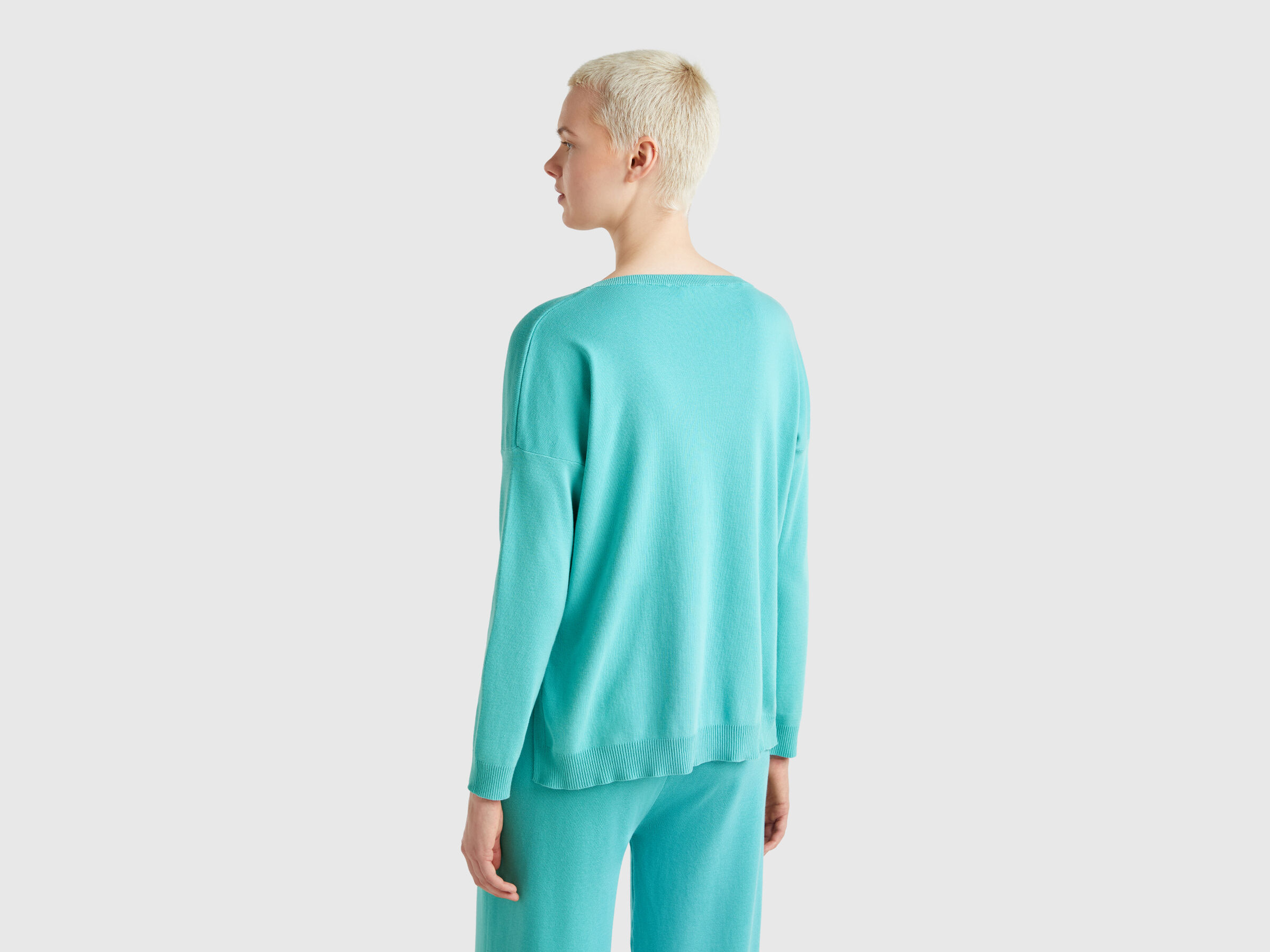 BOAT-NECK SWEAT.L/S Women image number 1
