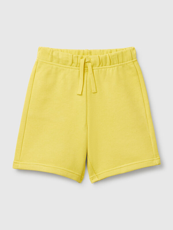 Bermuda shorts in cotton fleece Junior Boy