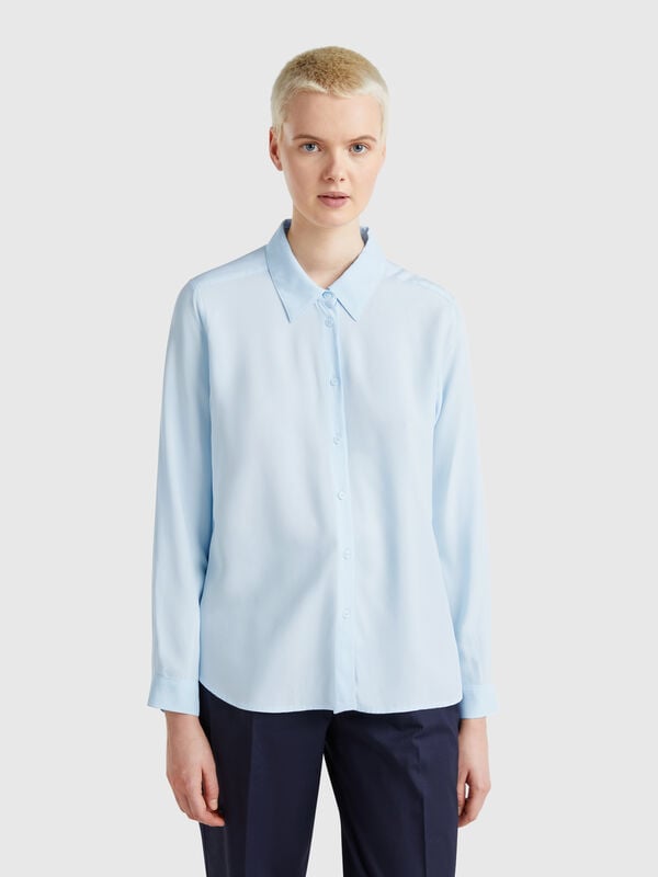 Regular fit viscose shirt Women