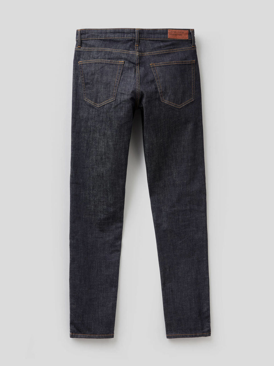 Straight leg jeans in stretch cotton image number 2