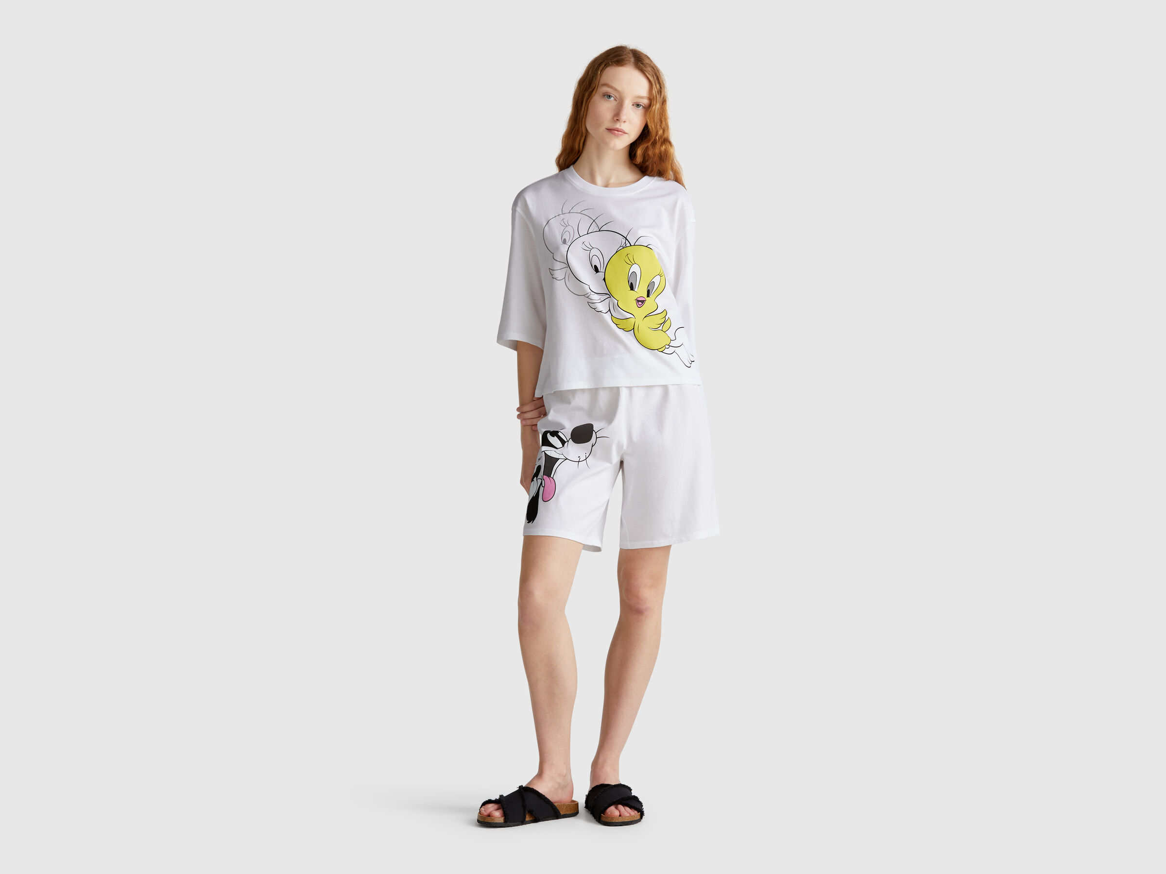 PYJAMA(T-SHIRT+SHORT Women image number 0