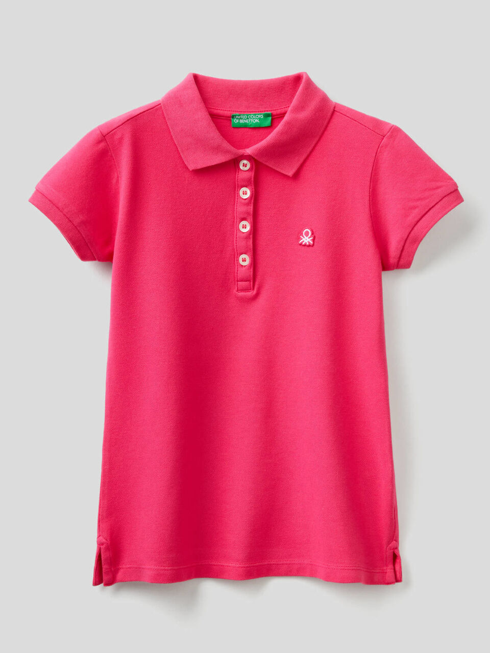 Stretch cotton polo image number 1