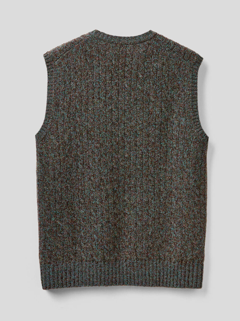Vest in pure Shetland wool image number 2