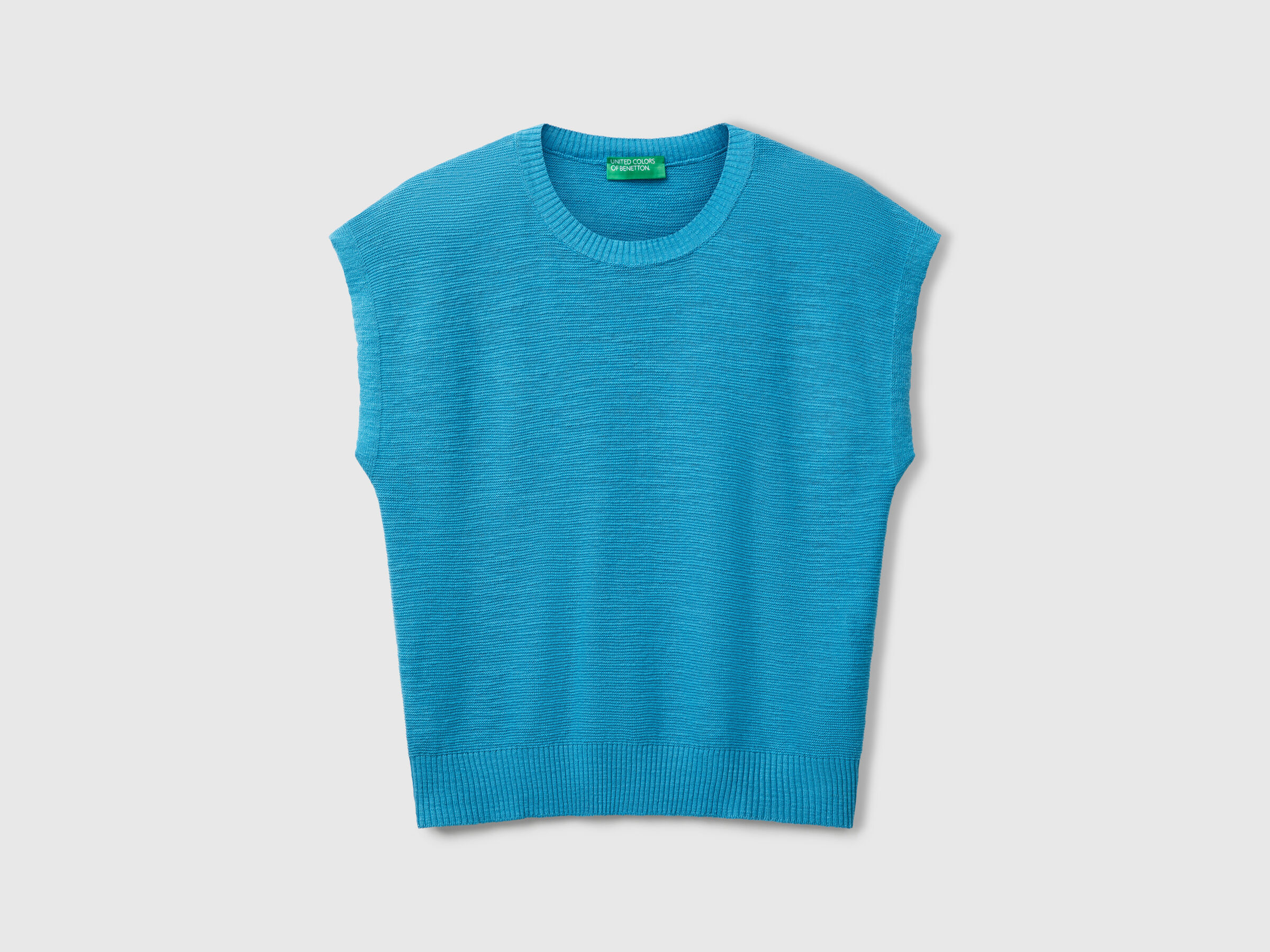 SLEEVELESS SWEATER Women image number 3