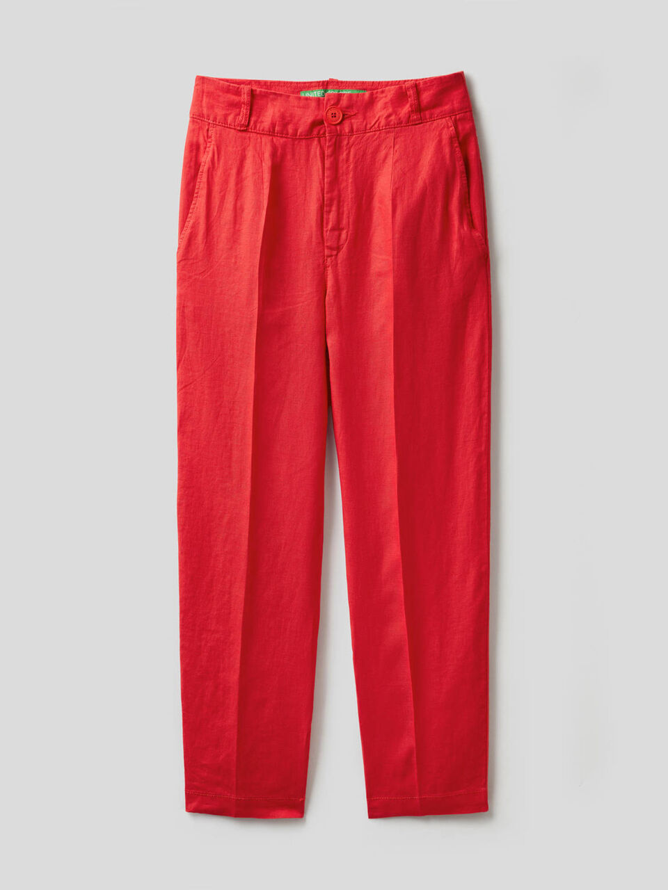 Pants in pure linen image number null